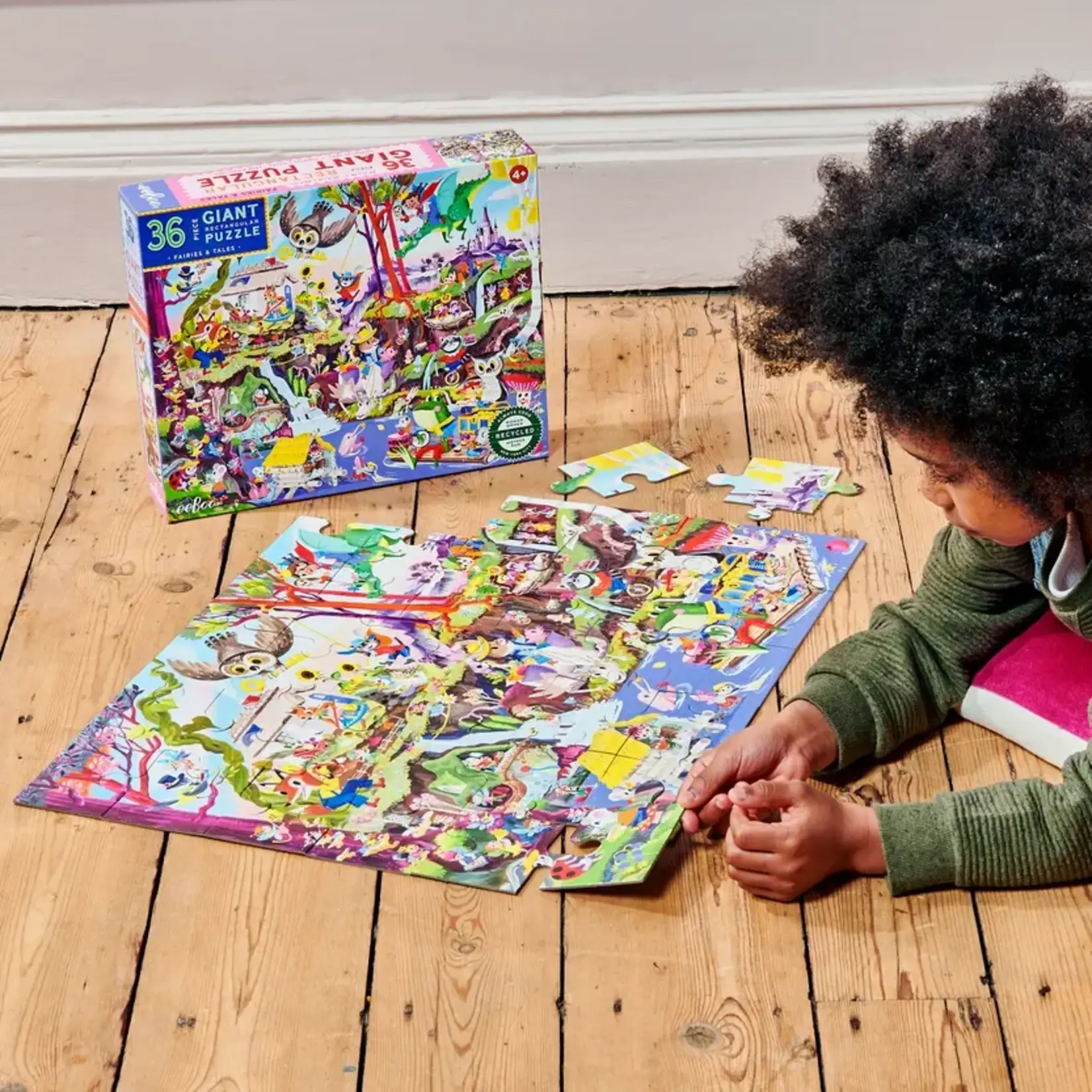eeboo Fairies & Tales 36 Piece Giant Puzzle