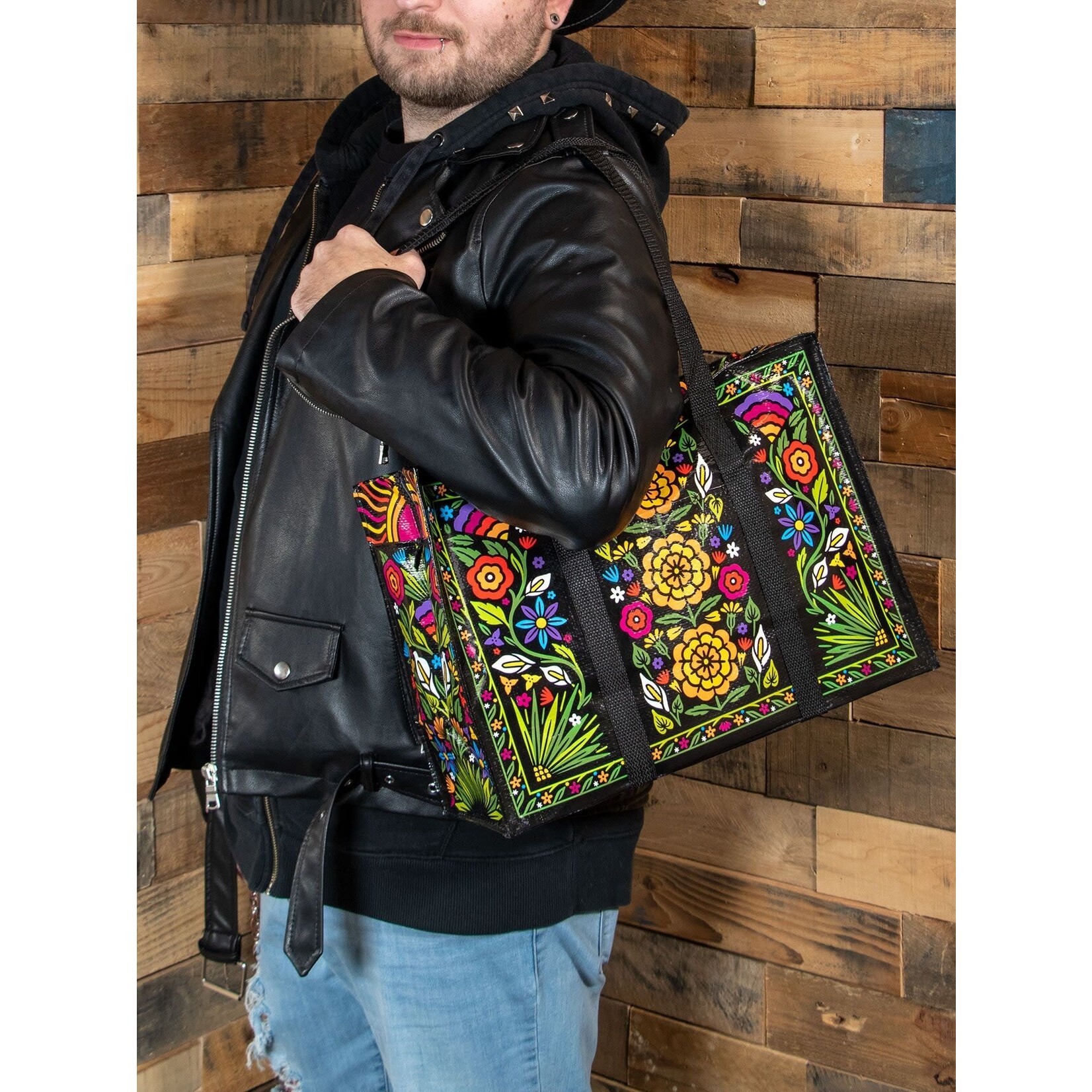 Blue Q Flower Fest Shoulder Tote