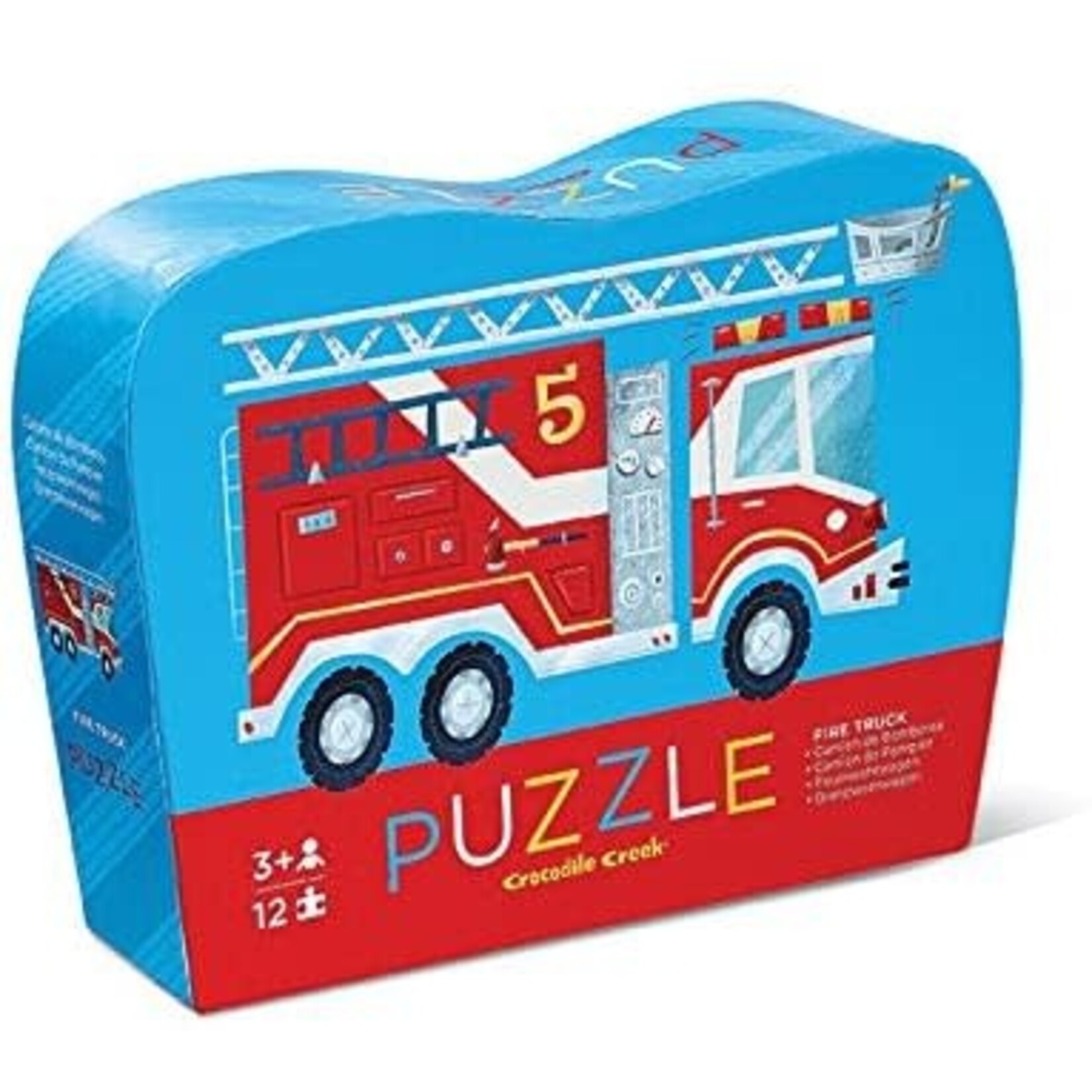 Crocodile Creek 12-Piece Mini Puzzle - Fire Truck