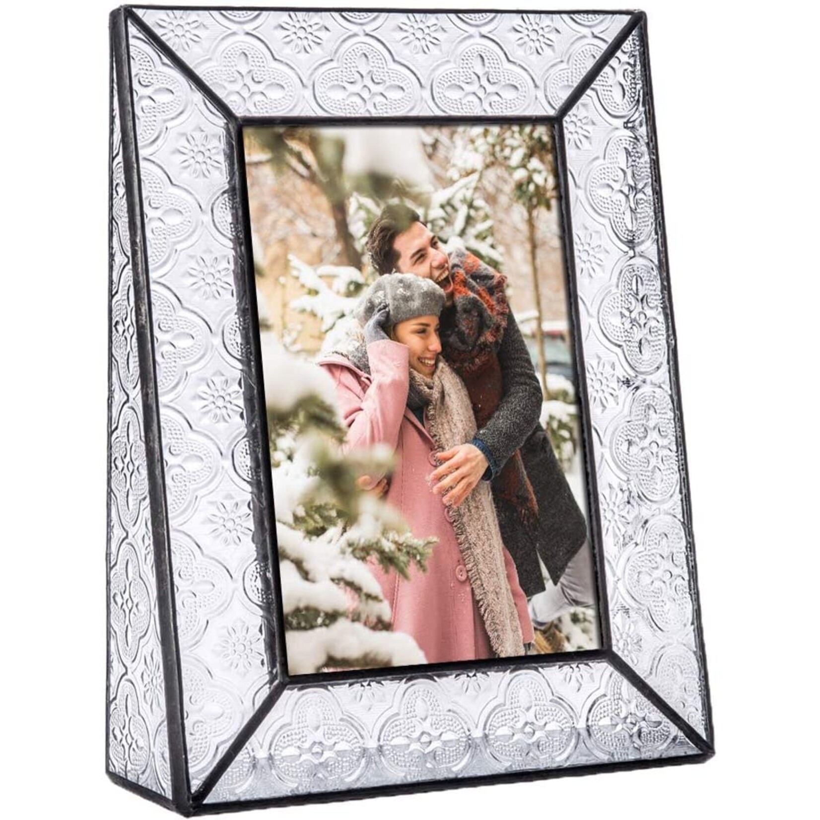 Vintage Glass Picture Frame