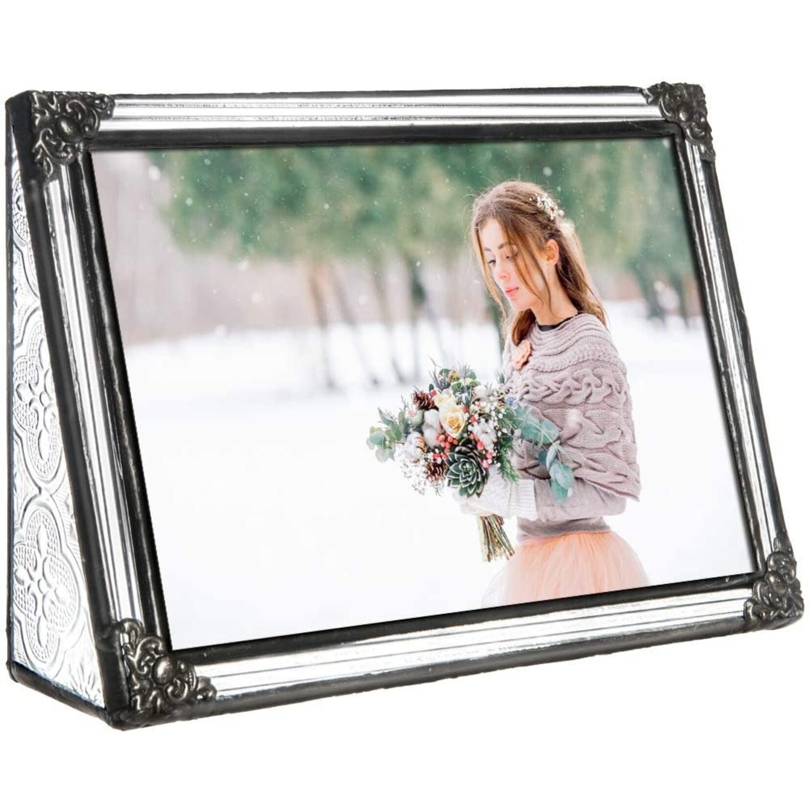 Flute & Vintage Picture Frames with Filigree Corners