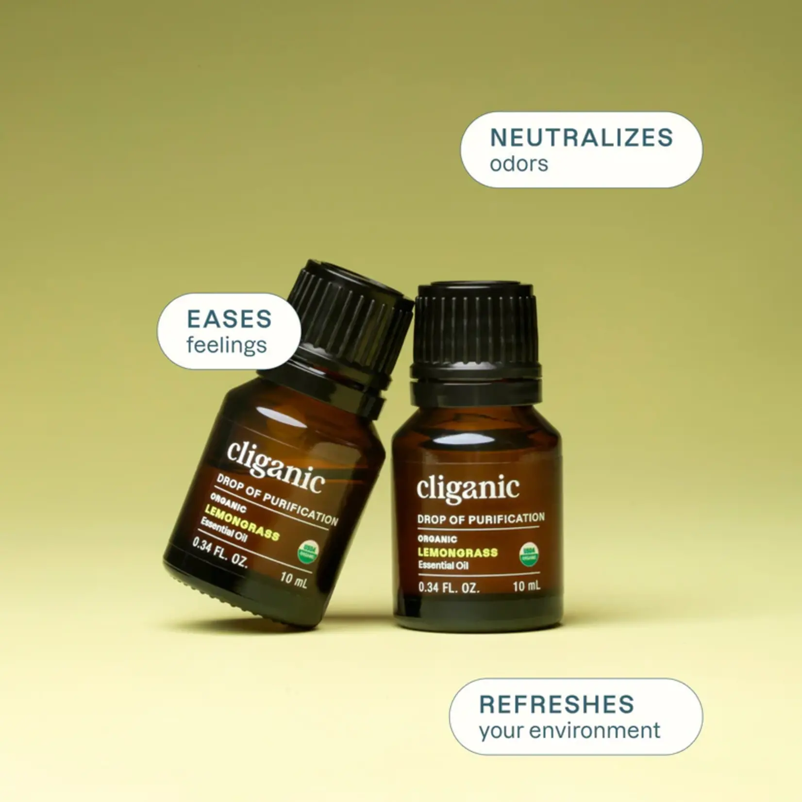 Essential Oils Singles - Organic Lemongrass Oil 10ml
