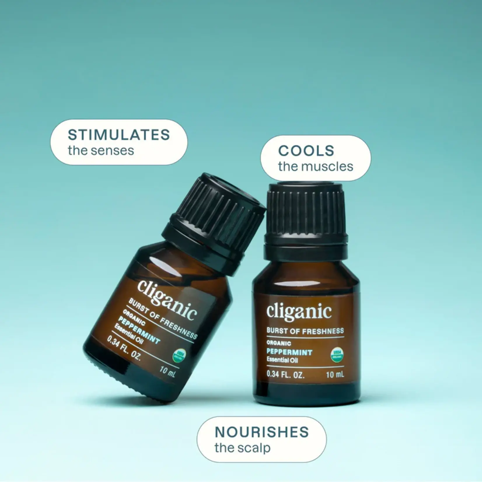 Essential Oils Singles - Organic Peppermint Oil 10ml