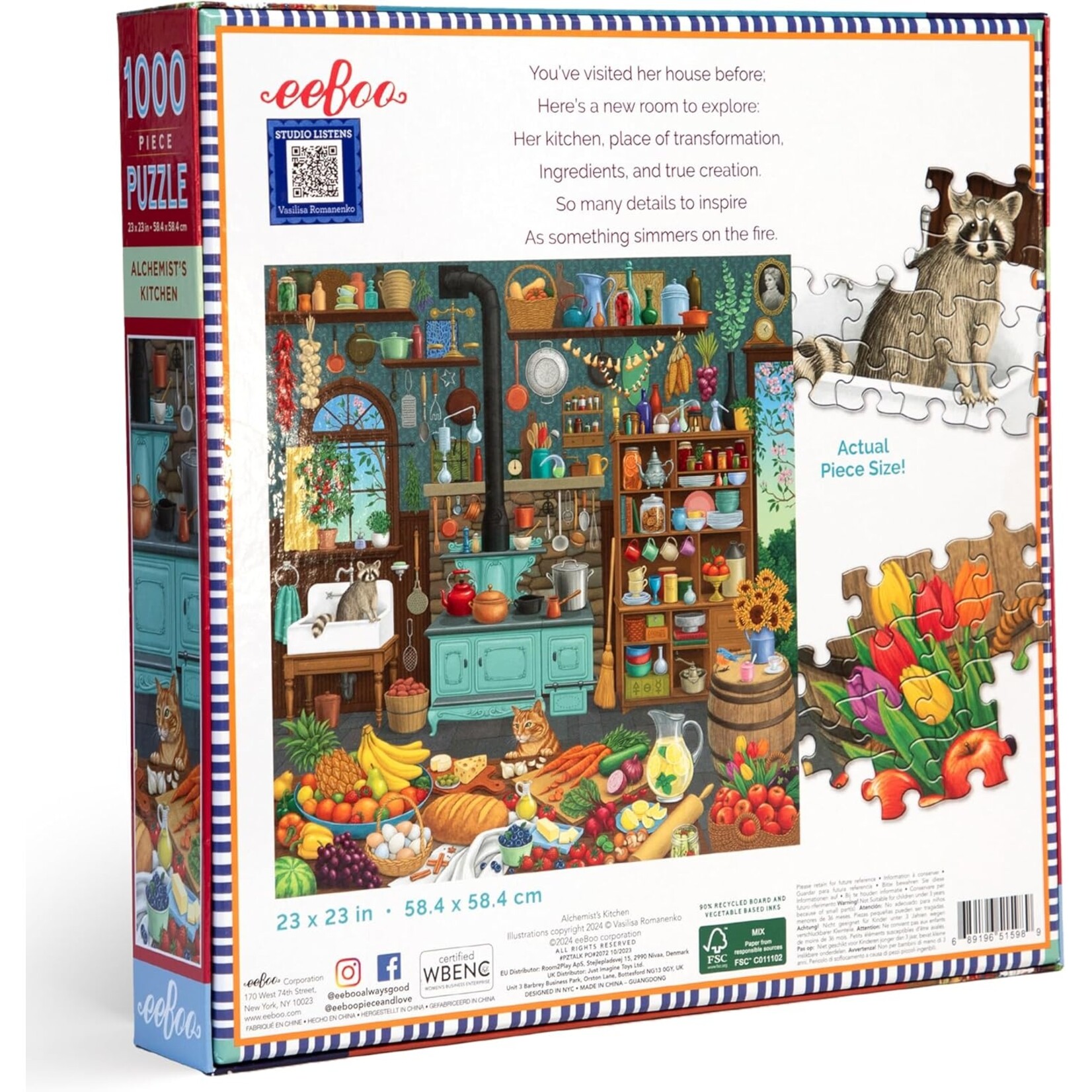 eeboo Alchemist's Kitchen 1000 Piece Puzzle