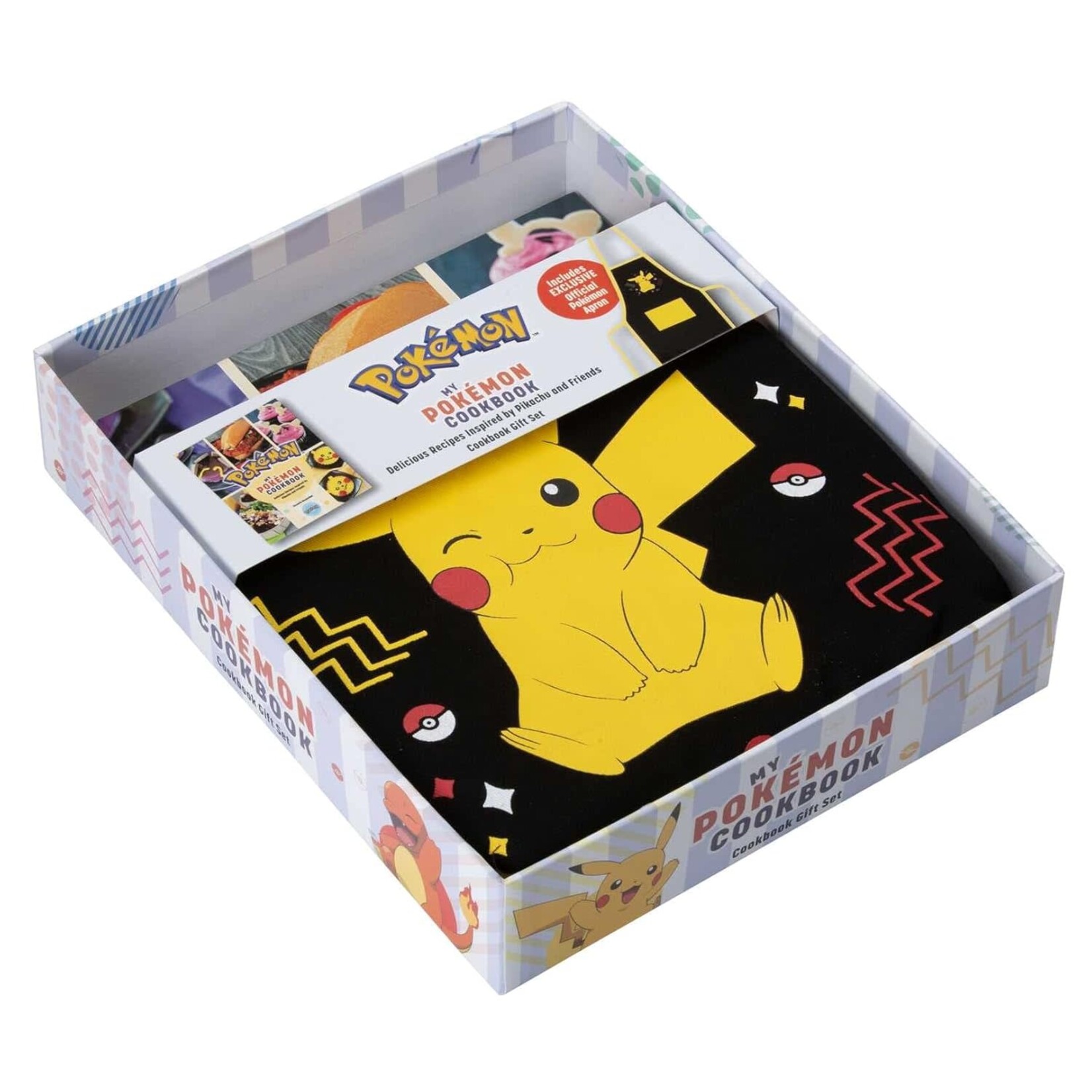 My Pokemon Cookbook Gift Set with Pikachu Apron