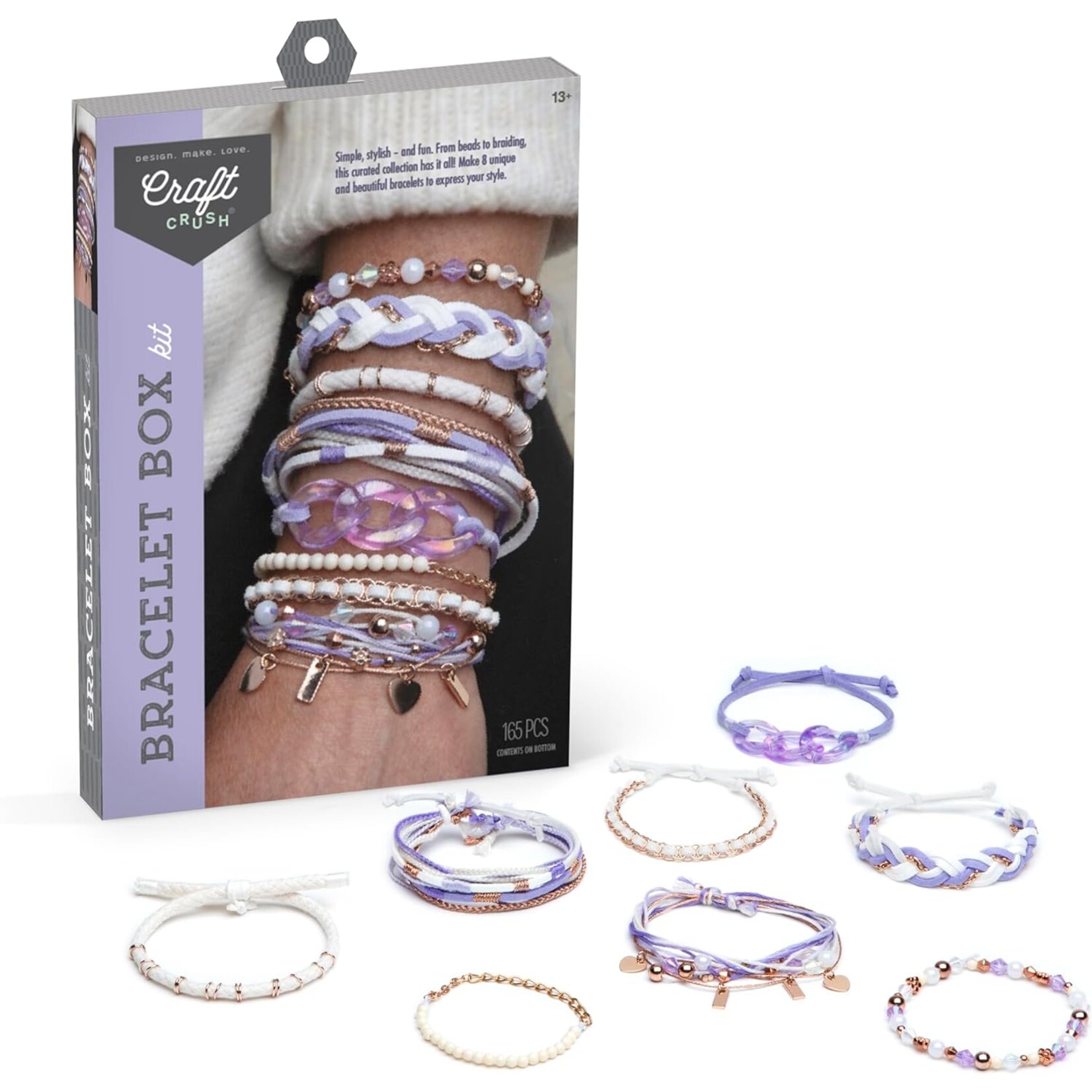 Craft Crush Bracelet Making Kit - LILAC