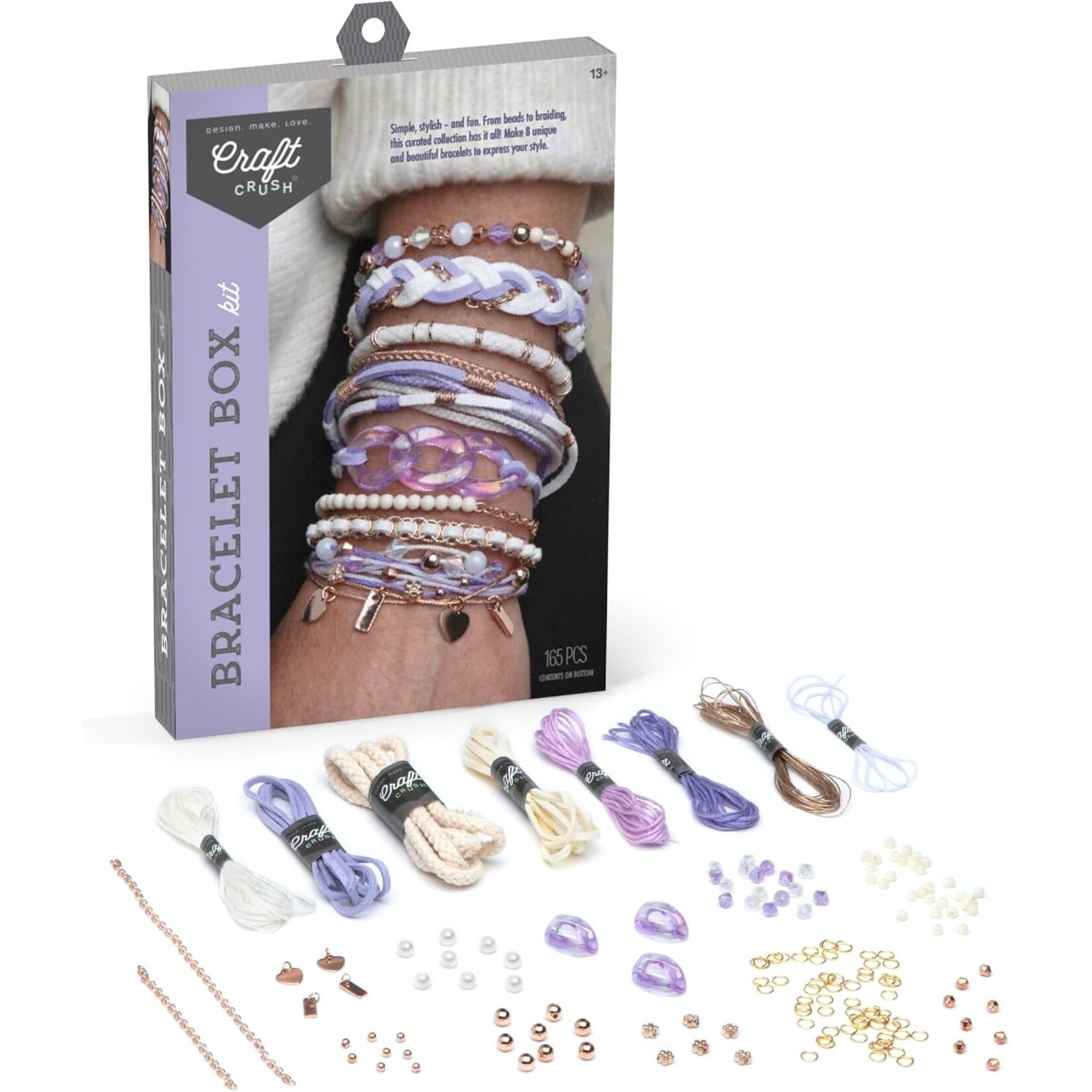 Craft Crush Bracelet Making Kit - LILAC