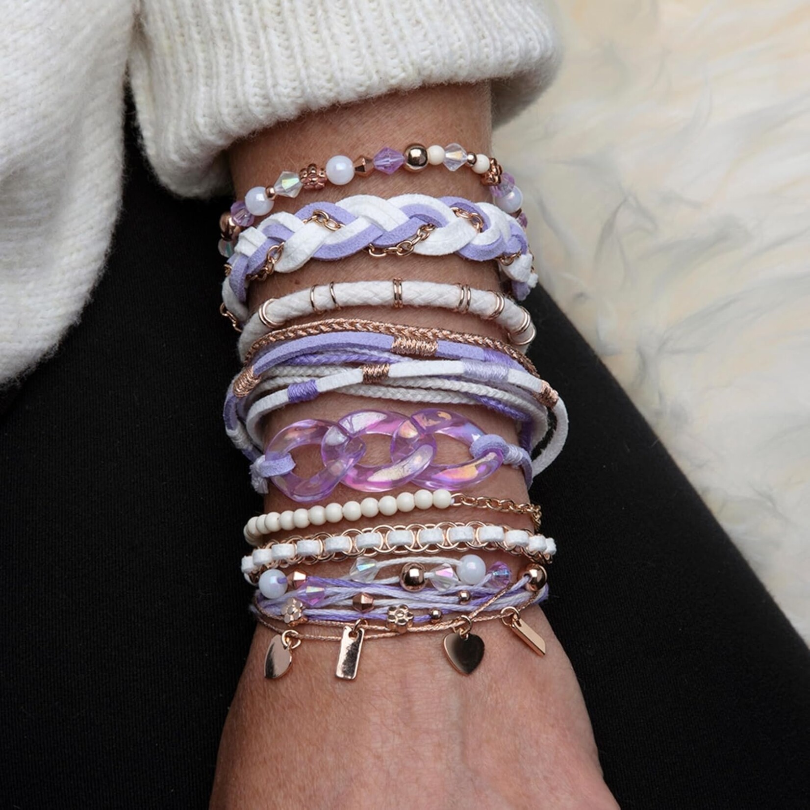 Craft Crush Bracelet Making Kit - LILAC