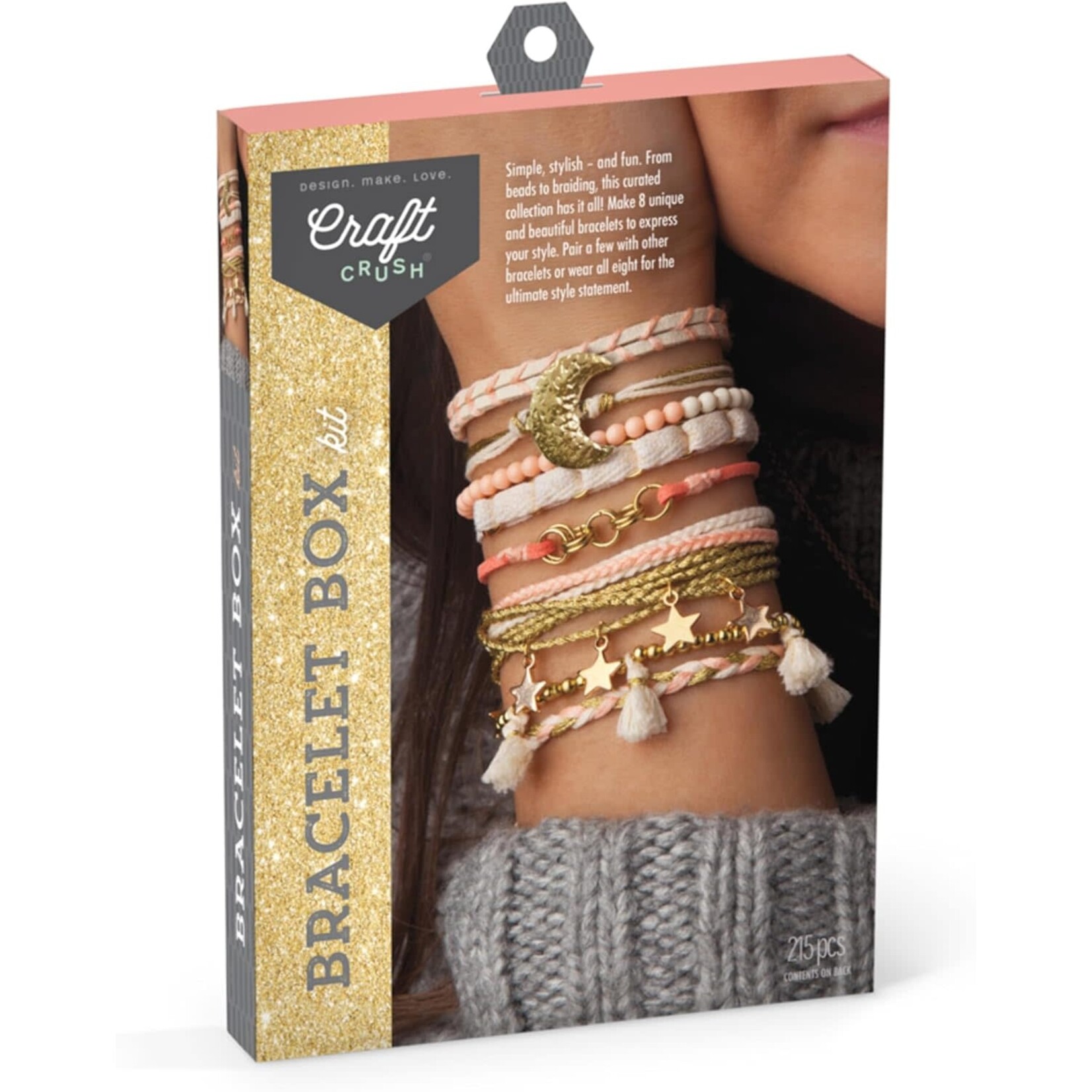 Craft Crush Bracelet Making Kit - GOLD