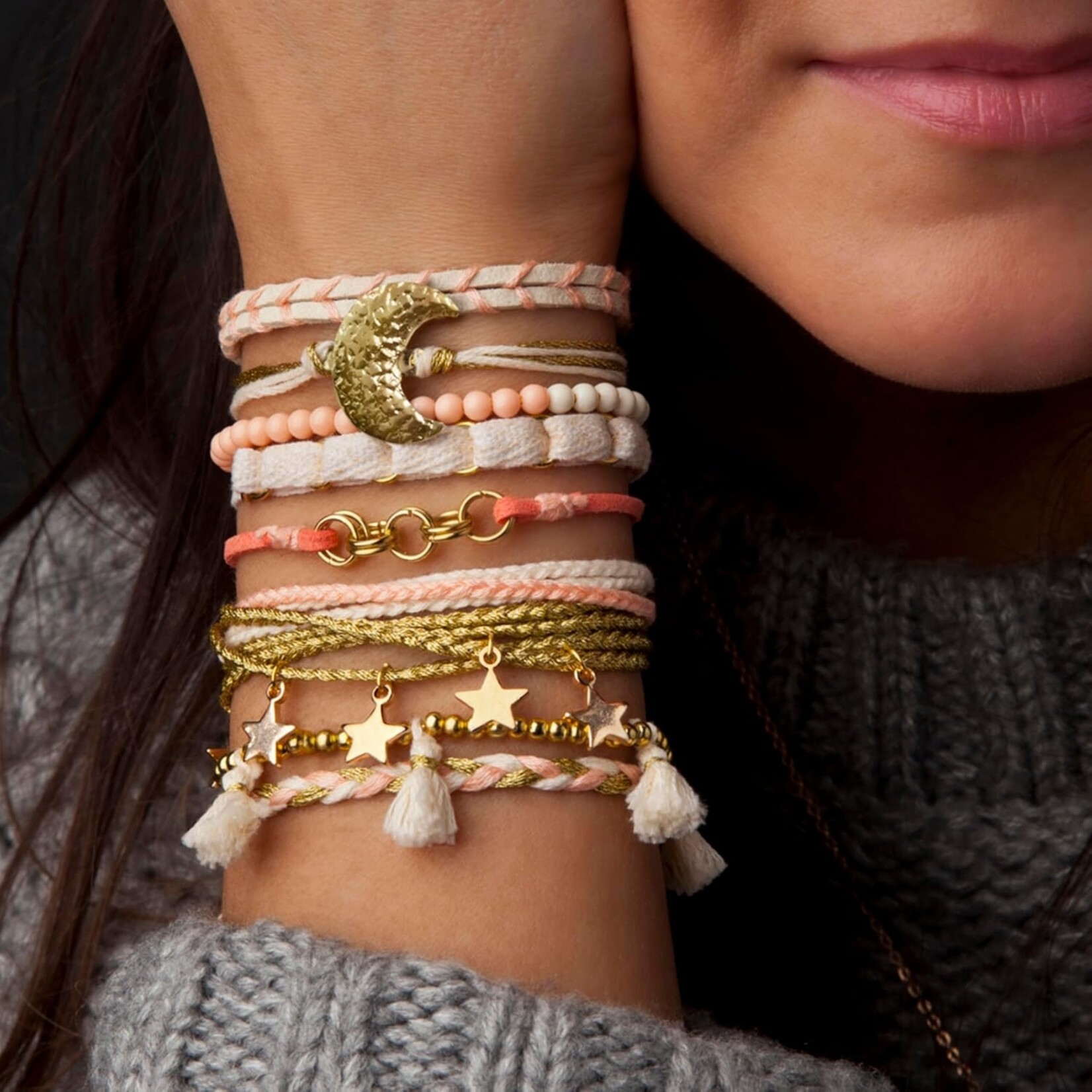 Craft Crush Bracelet Making Kit - GOLD