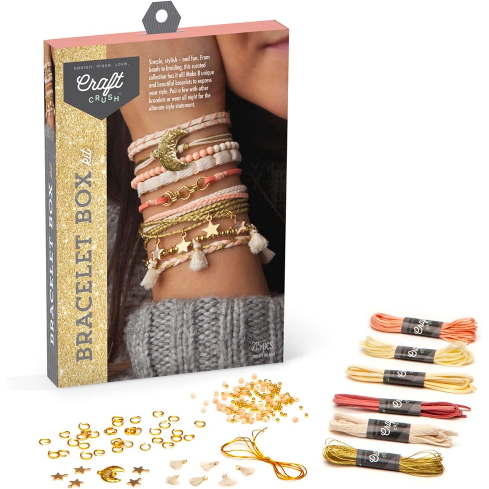 Craft Crush Bracelet Making Kit - GOLD