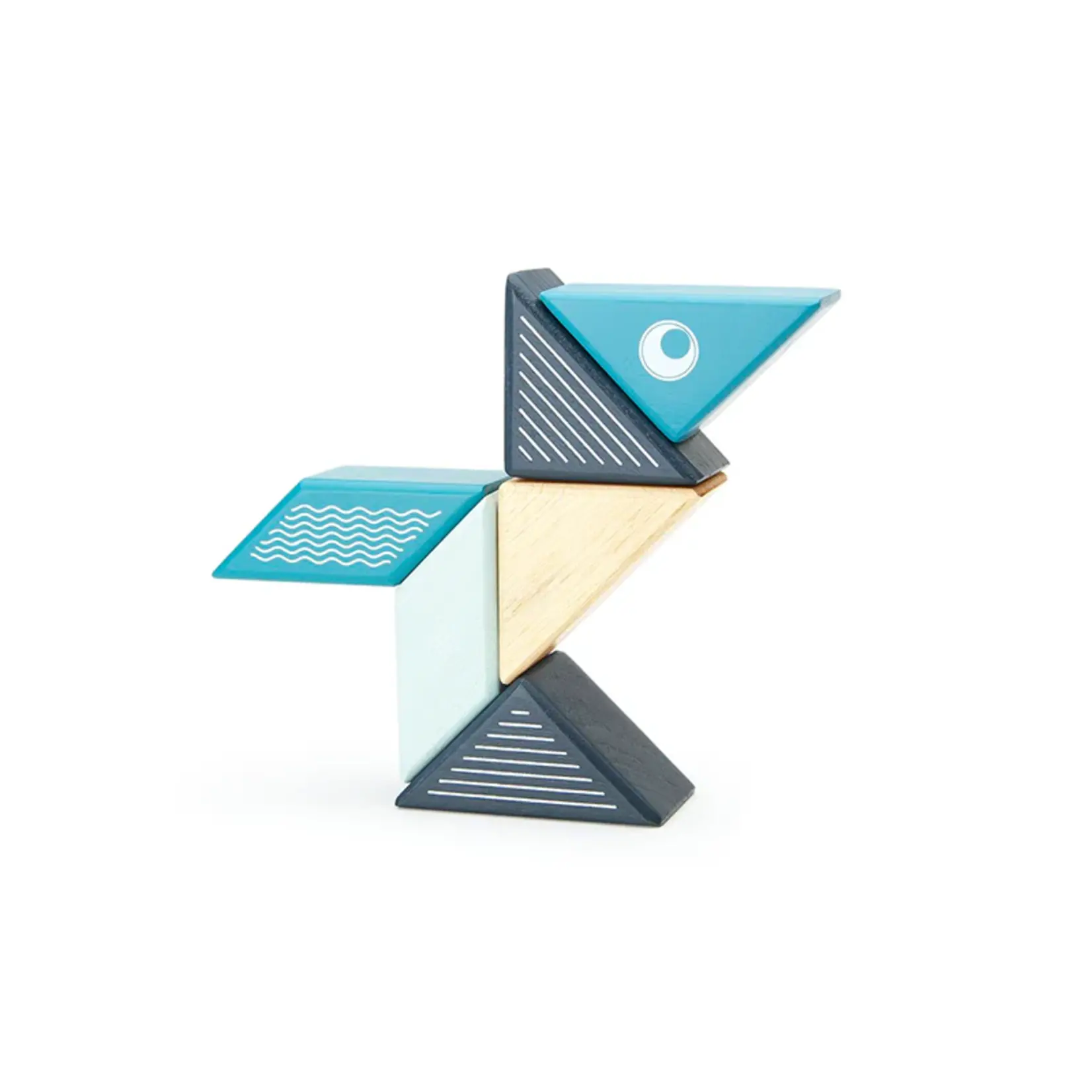 Travel Pals - Whale Magnetic Wooden Blocks  0+