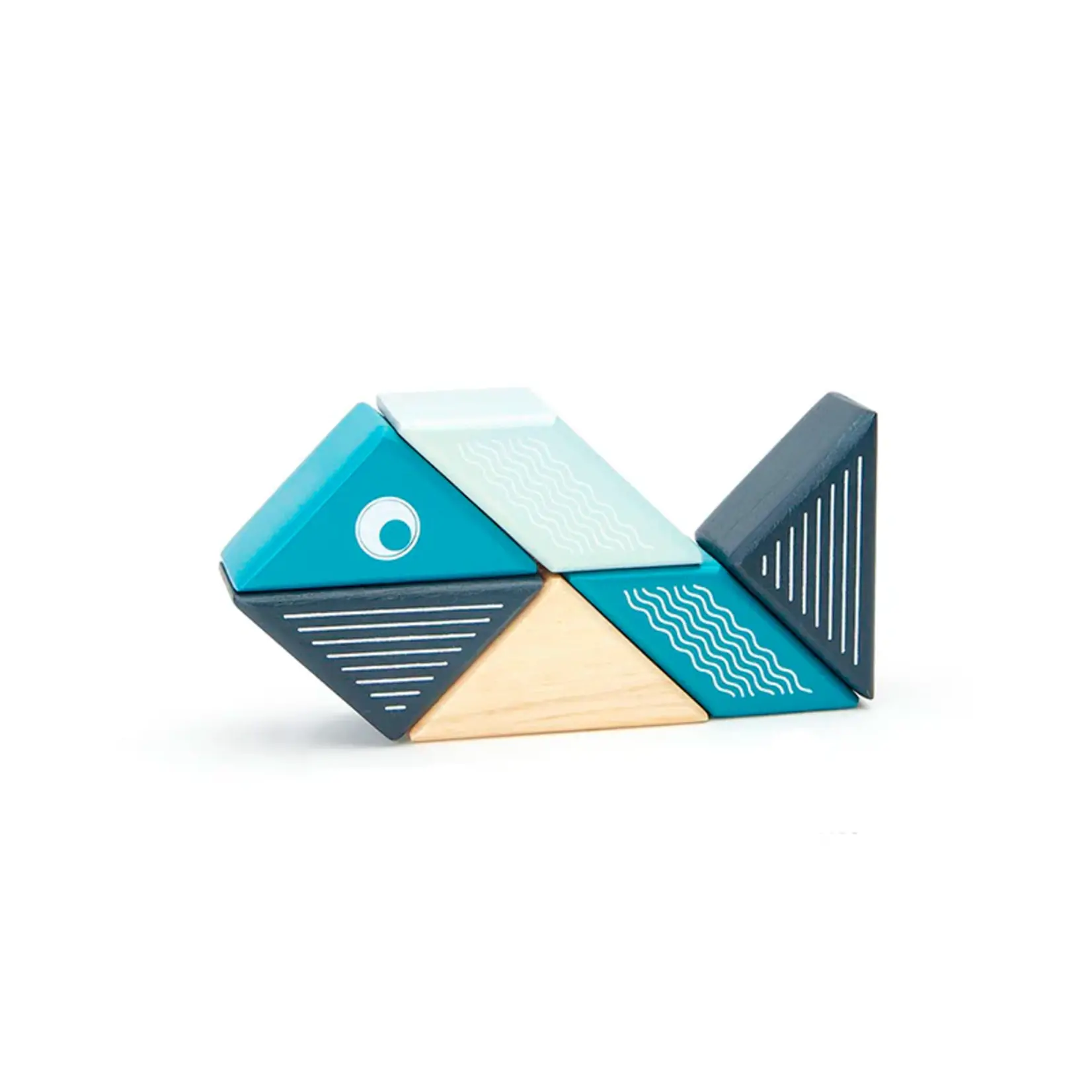 Travel Pals - Whale Magnetic Wooden Blocks  0+