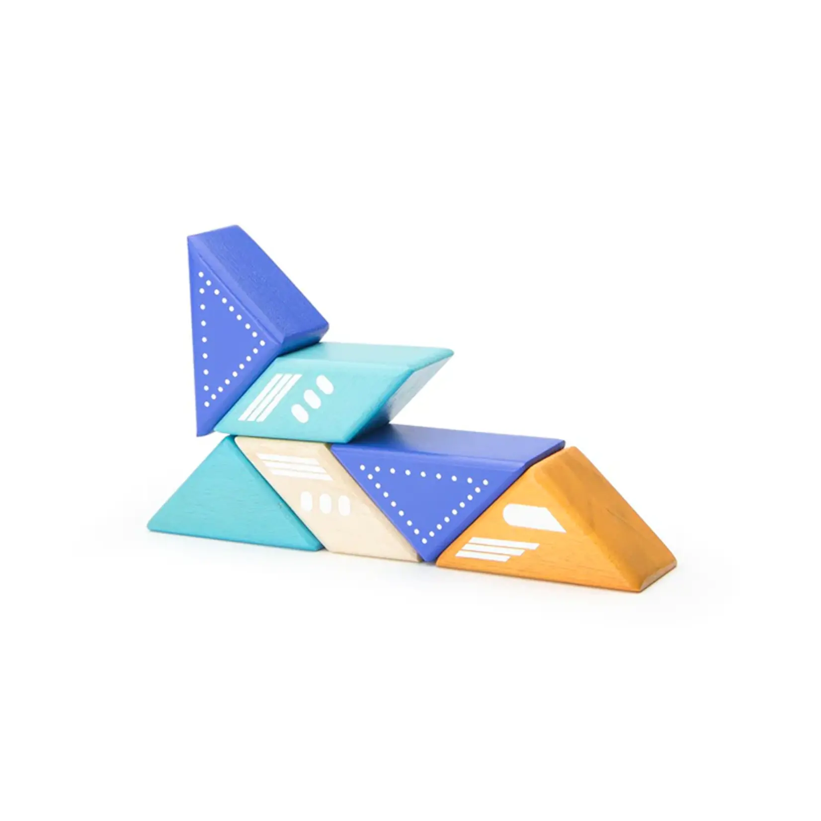Travel Pals - Jet Plane Magnetic Wooden Blocks  0+
