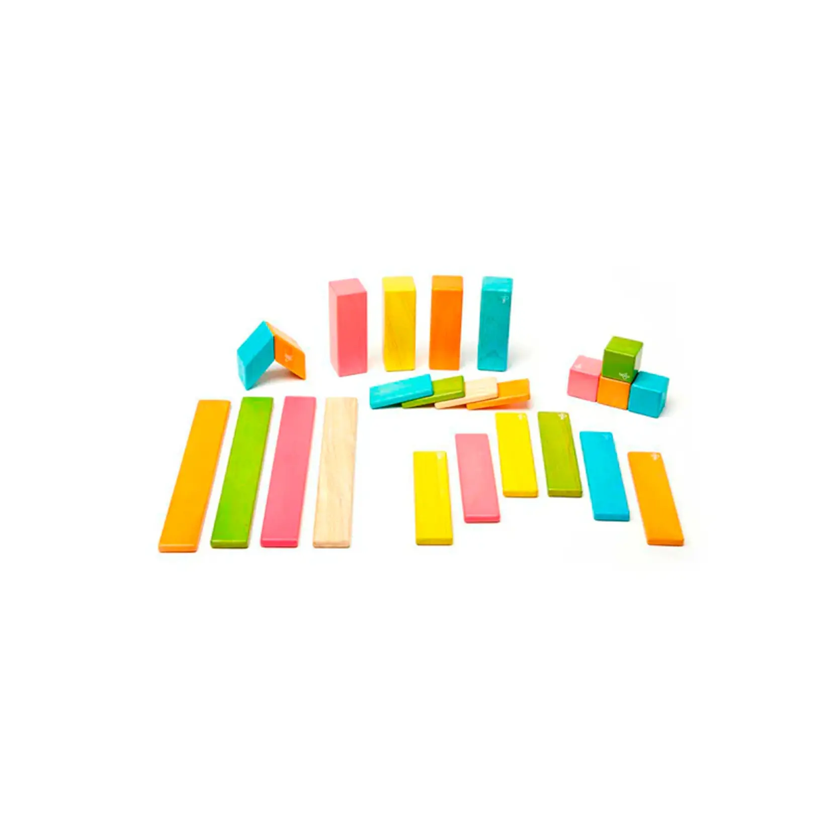 Tints - 24-Piece Set Magnetic Wooden Blocks 1+