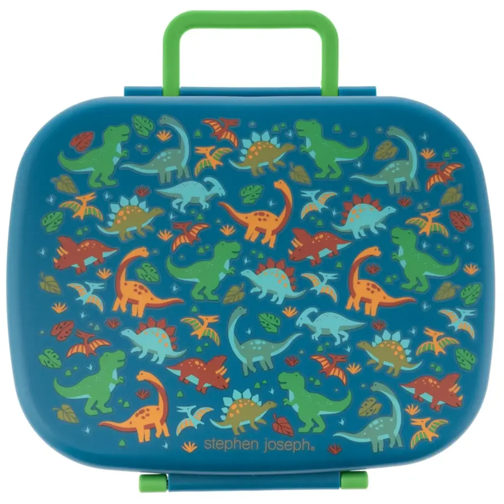 Stephen Joseph Bento Box with Removable Tray - Dino