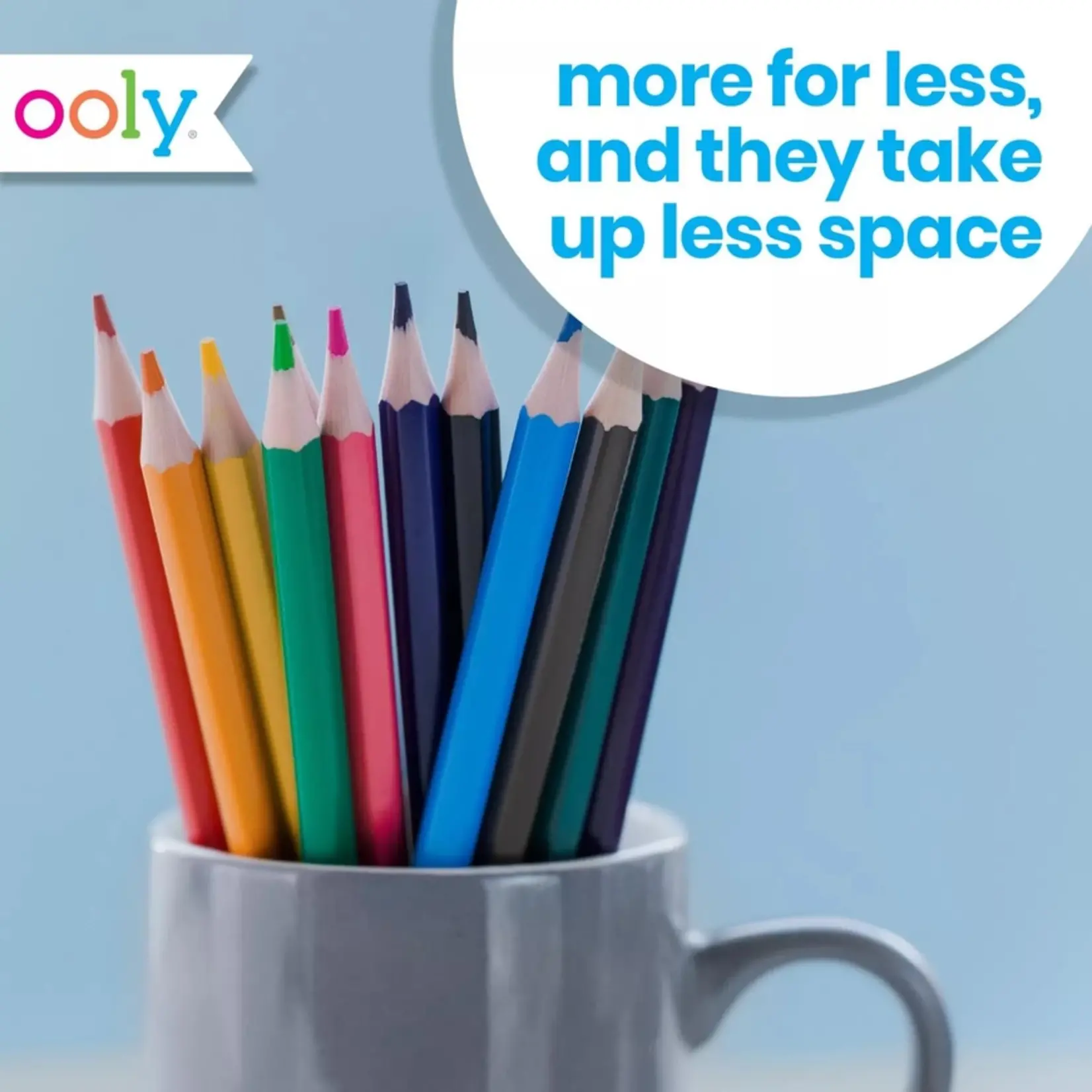 OOLY 2 of A Kind Double-Ended Colored Pencils