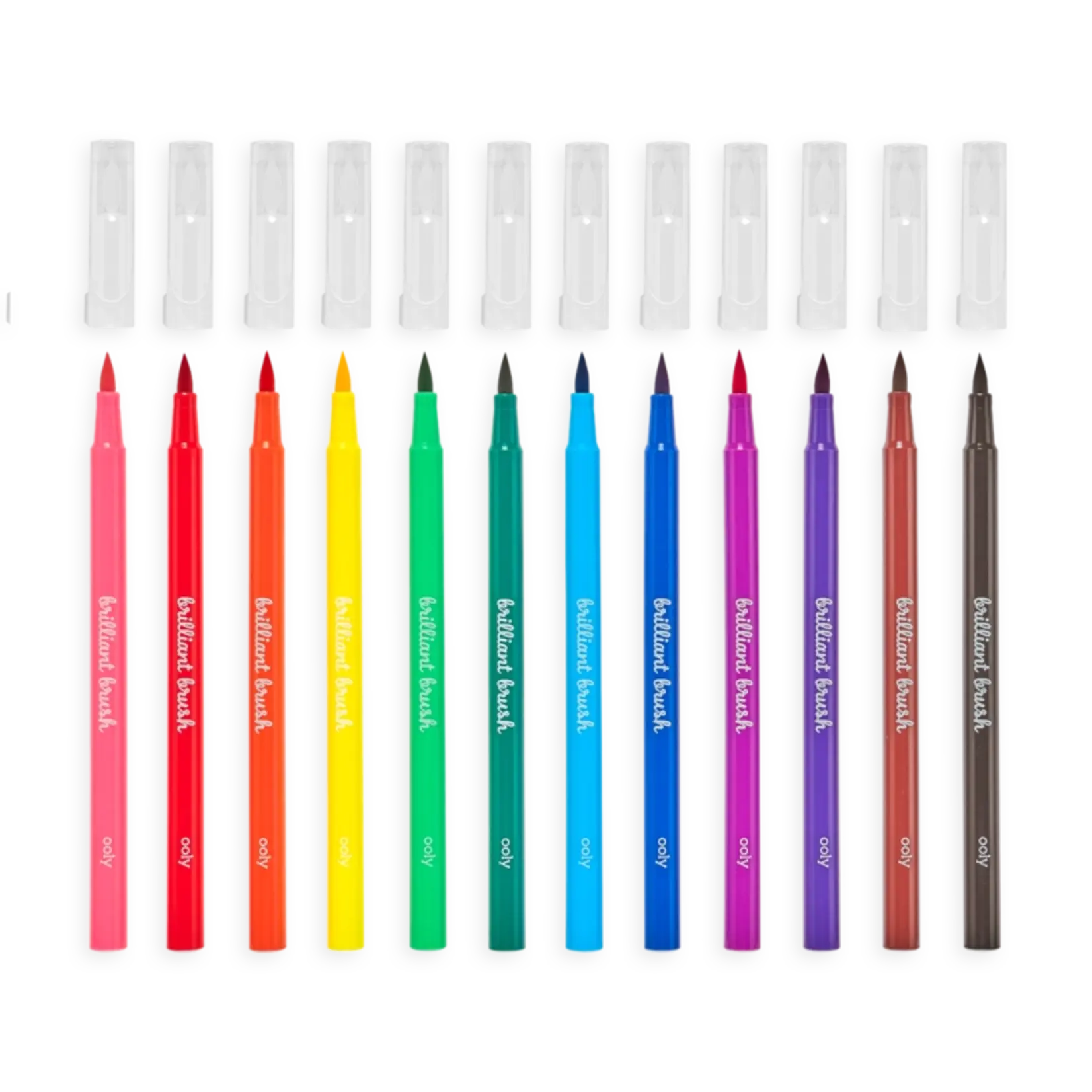 OOLY Brilliant Brush Markers - Set of 12