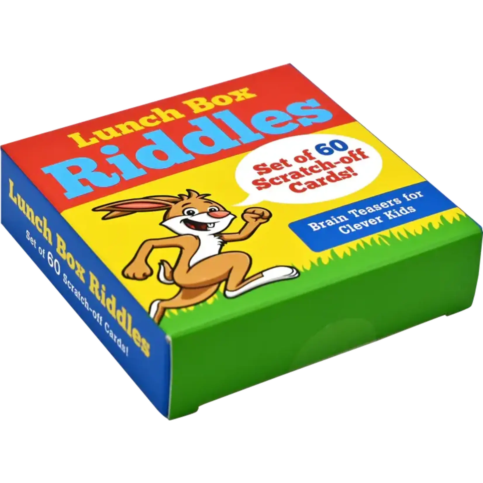 Peter Pauper Press Lunch Box Riddles Scratch-Off Deck (Set of 60 cards)
