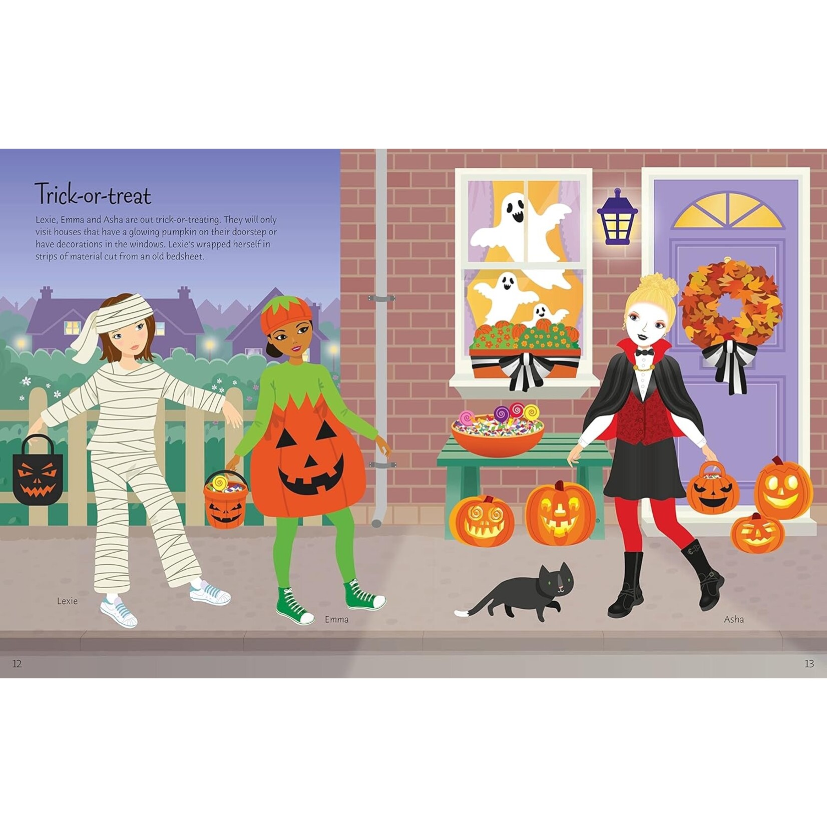Sticker Dolly Dressing: Halloween