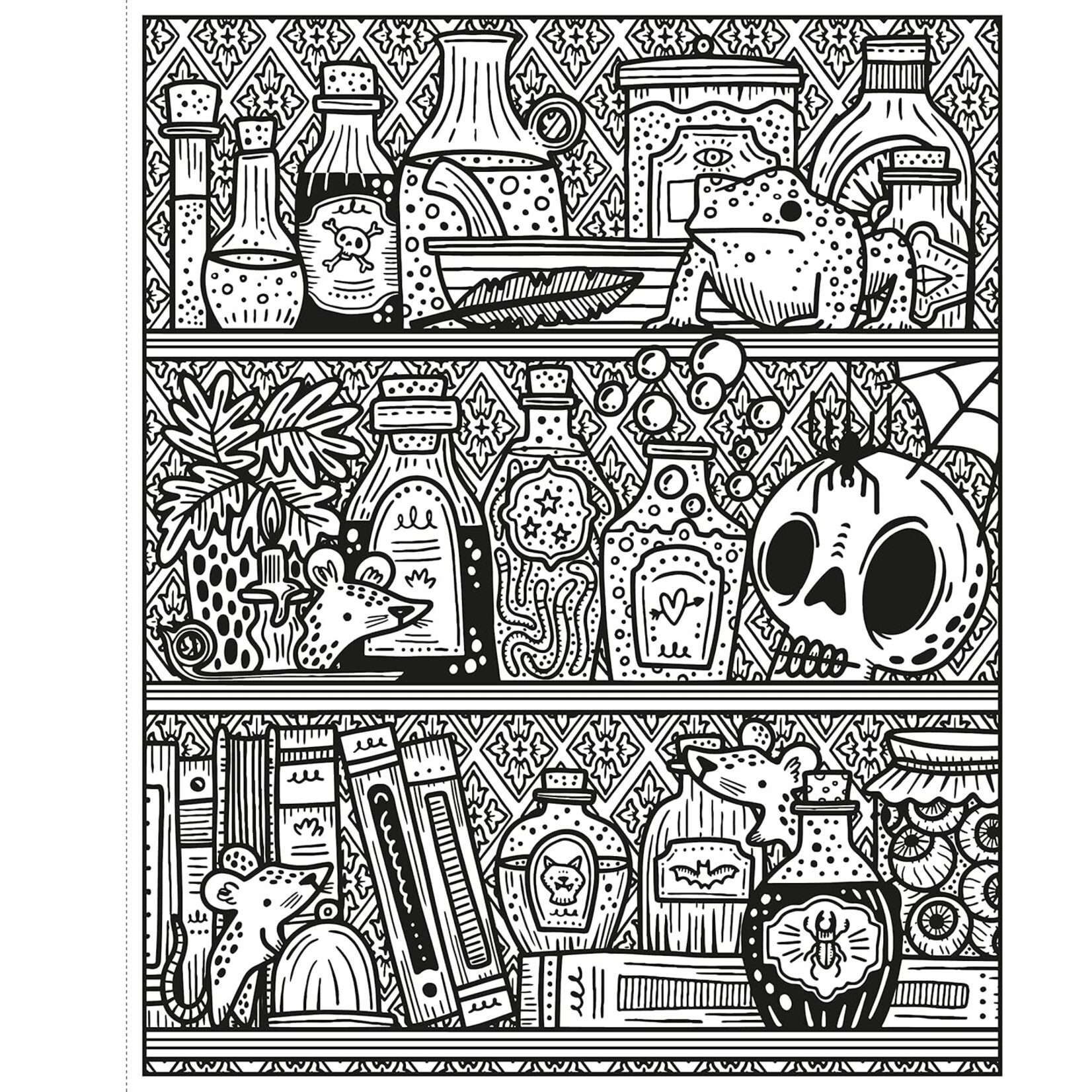 Halloween Magic Painting Book