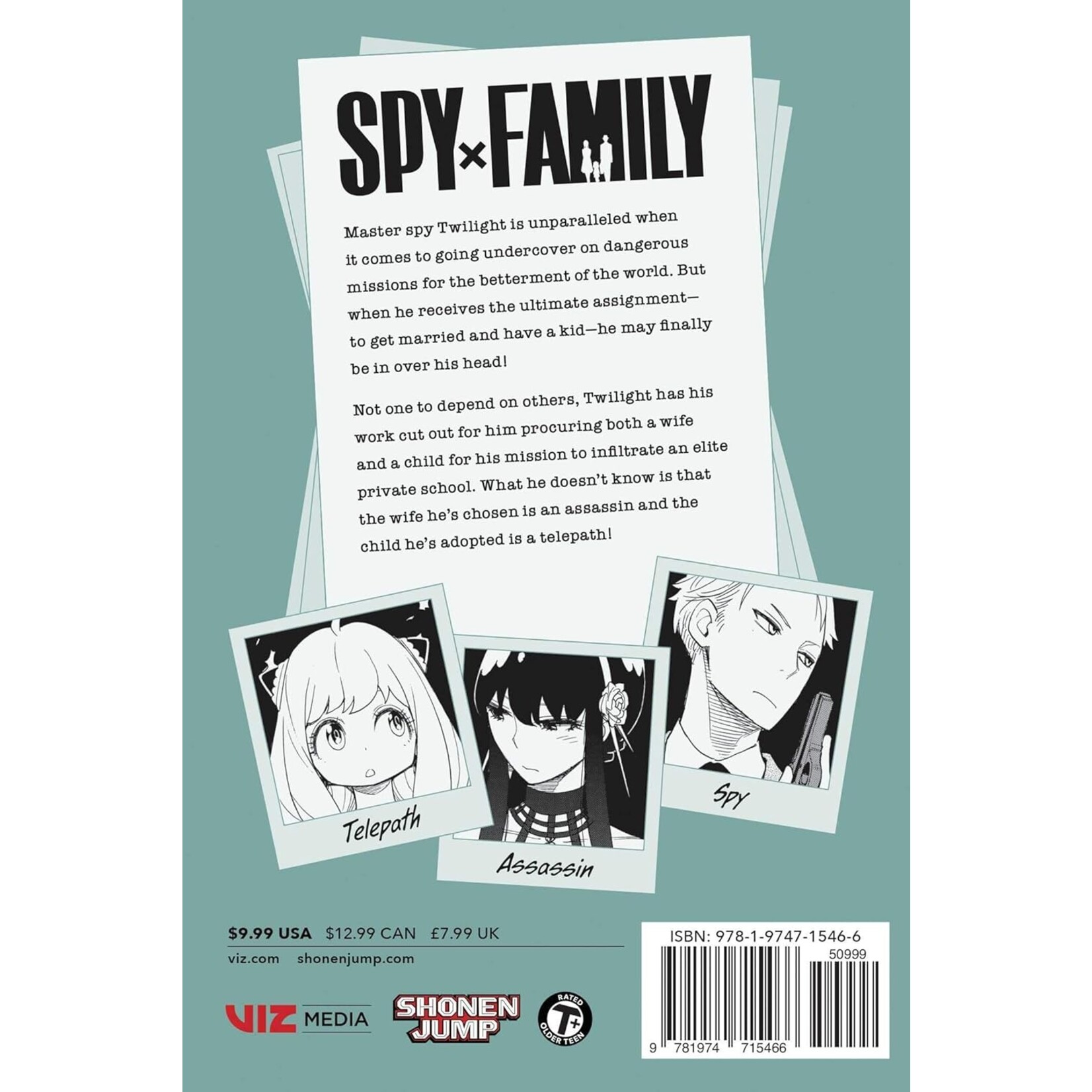 VIZ Media LLC Spy x Family, Vol. 1