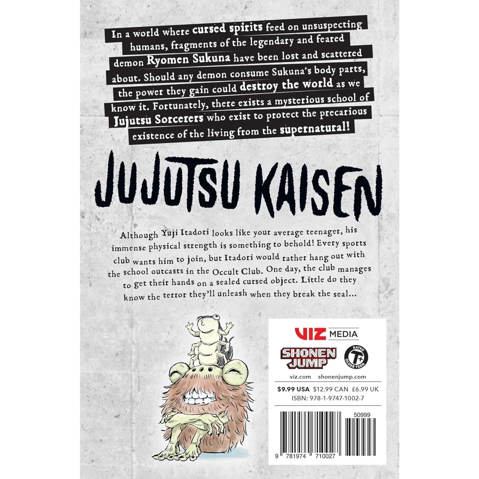 VIZ Media LLC Jujutsu Kaisen, Vol. 1