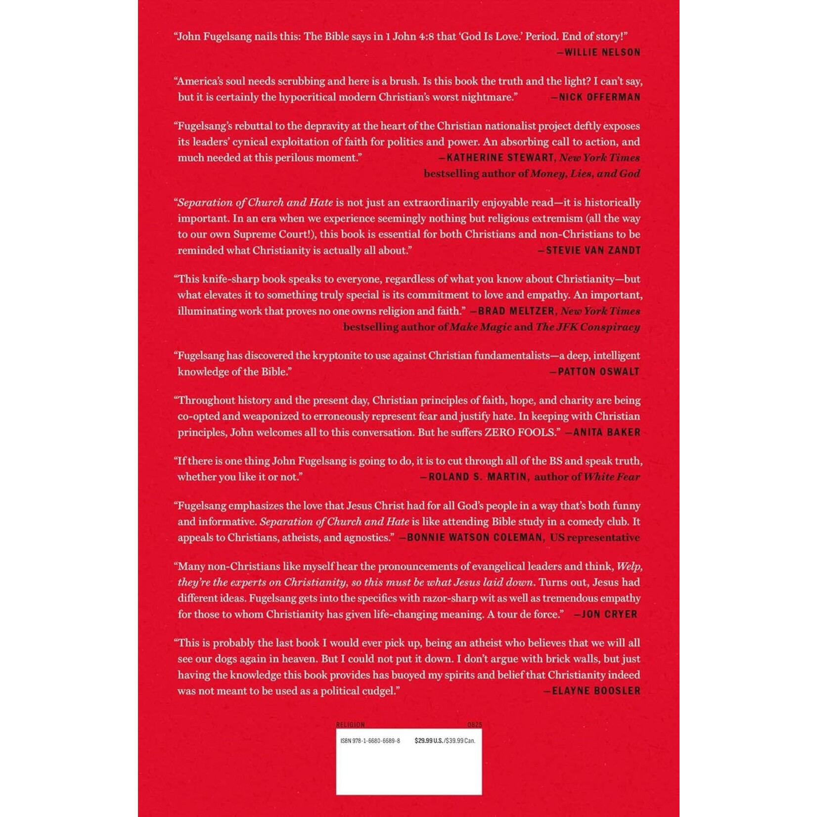 Separation of Church and Hate: A Sane Person's Guide to Taking Back the Bible from Fundamentalists, Fascists, and Flock-Fleecing Frauds