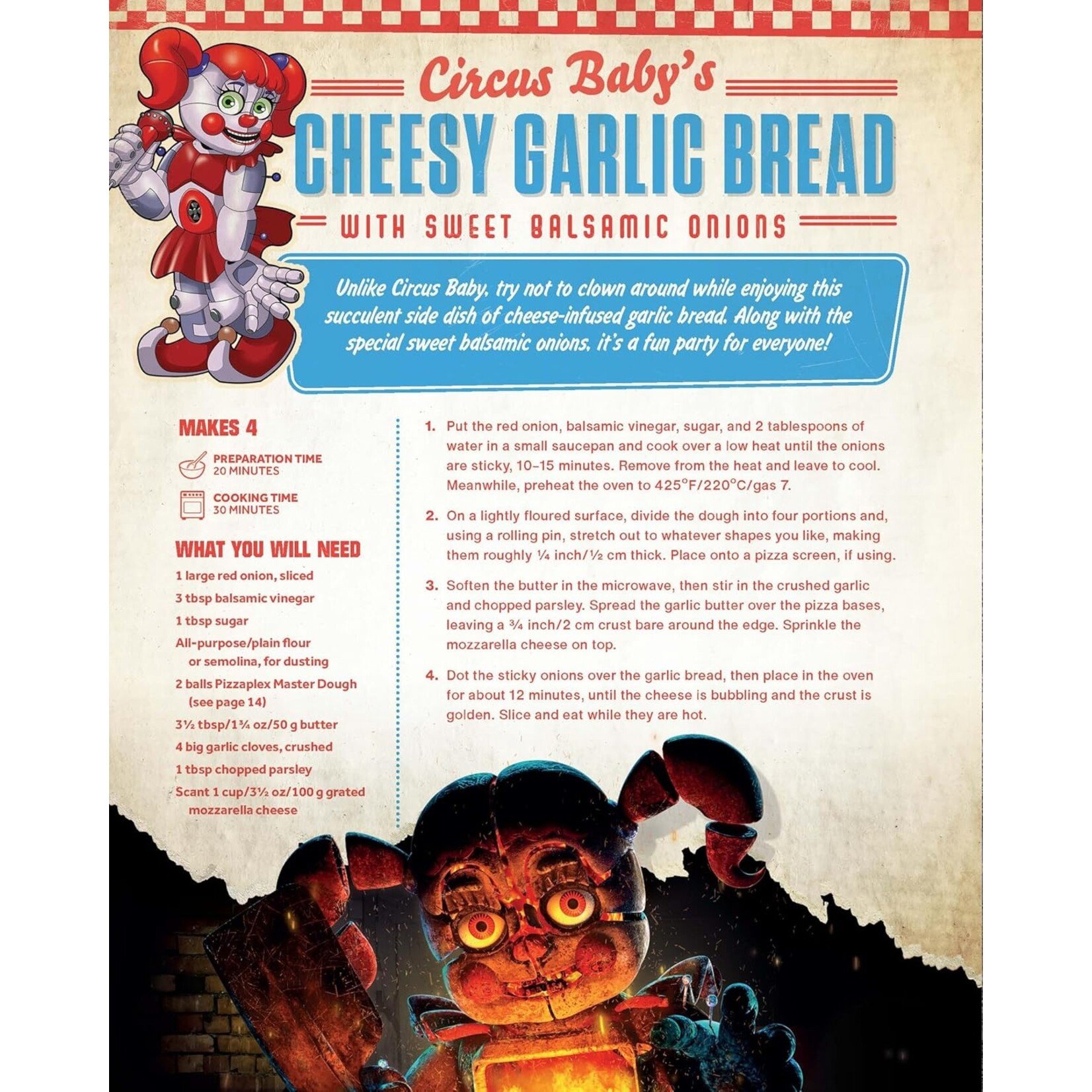 The Official Five Nights at Freddy's Cookbook: An AFK Book