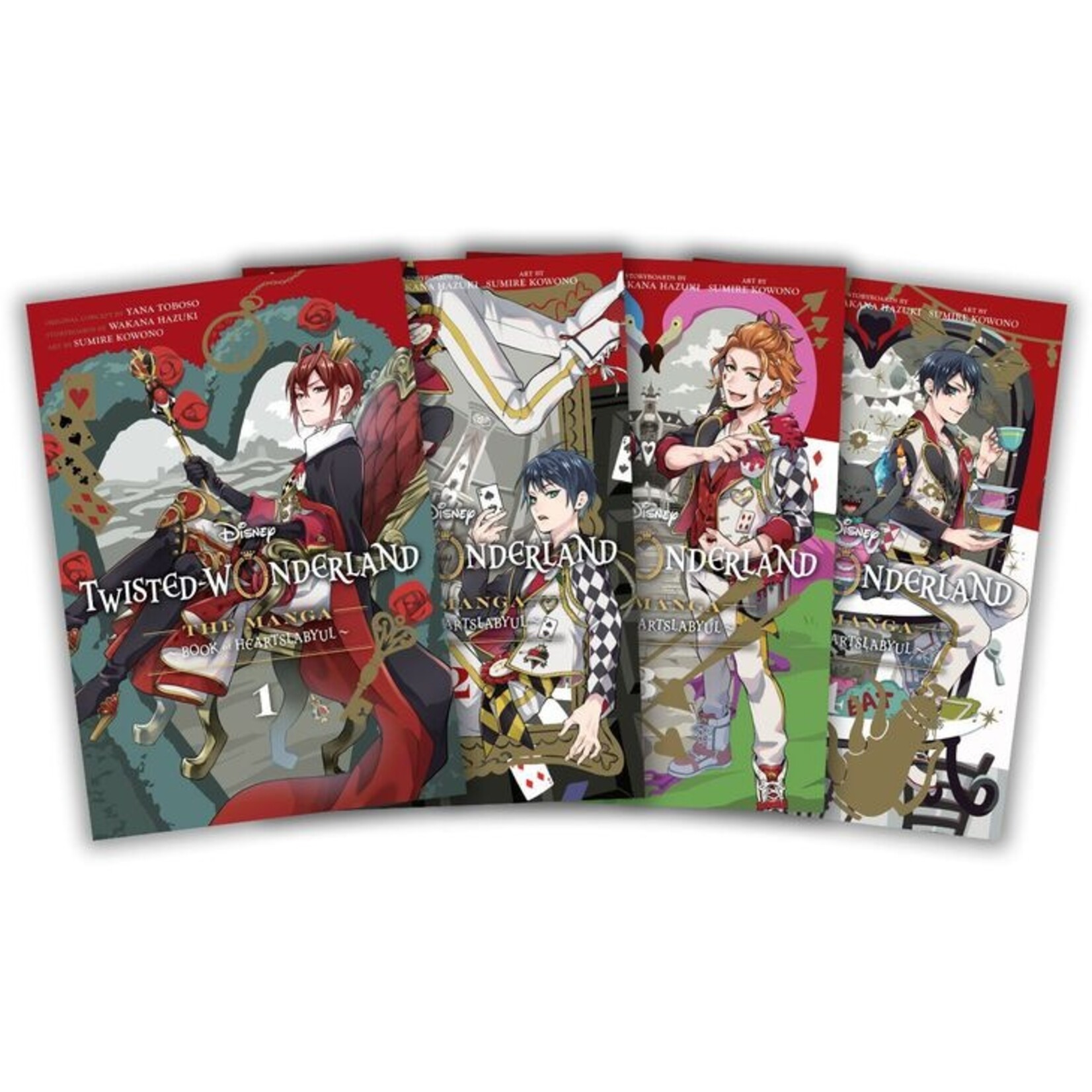 Disney Twisted-Wonderland: Book of Heartslabyul - Complete Box Set (#1-4)