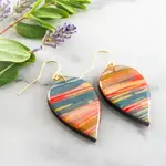 Drops of Jupiter Large Leaf Earrings