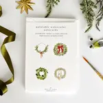 emily lex studio Wreaths Paintable Notecards