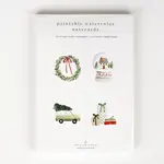 emily lex studio Christmas Cheer Paintable Notecard