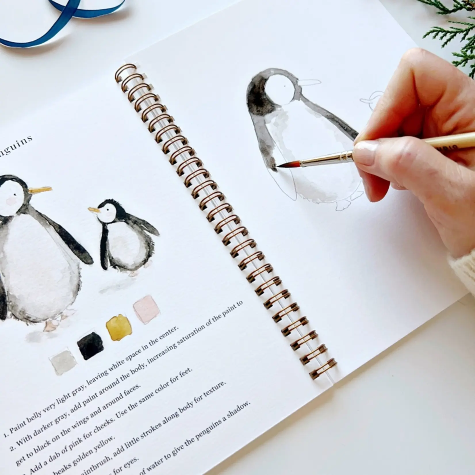 emily lex studio Winter Watercolor Workbook