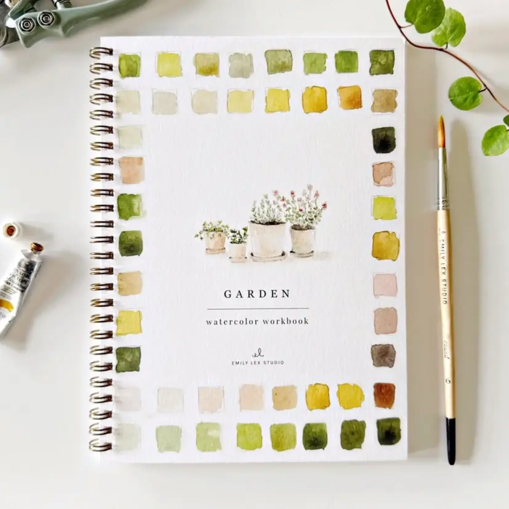 emily lex studio Garden Watercolor Workbook