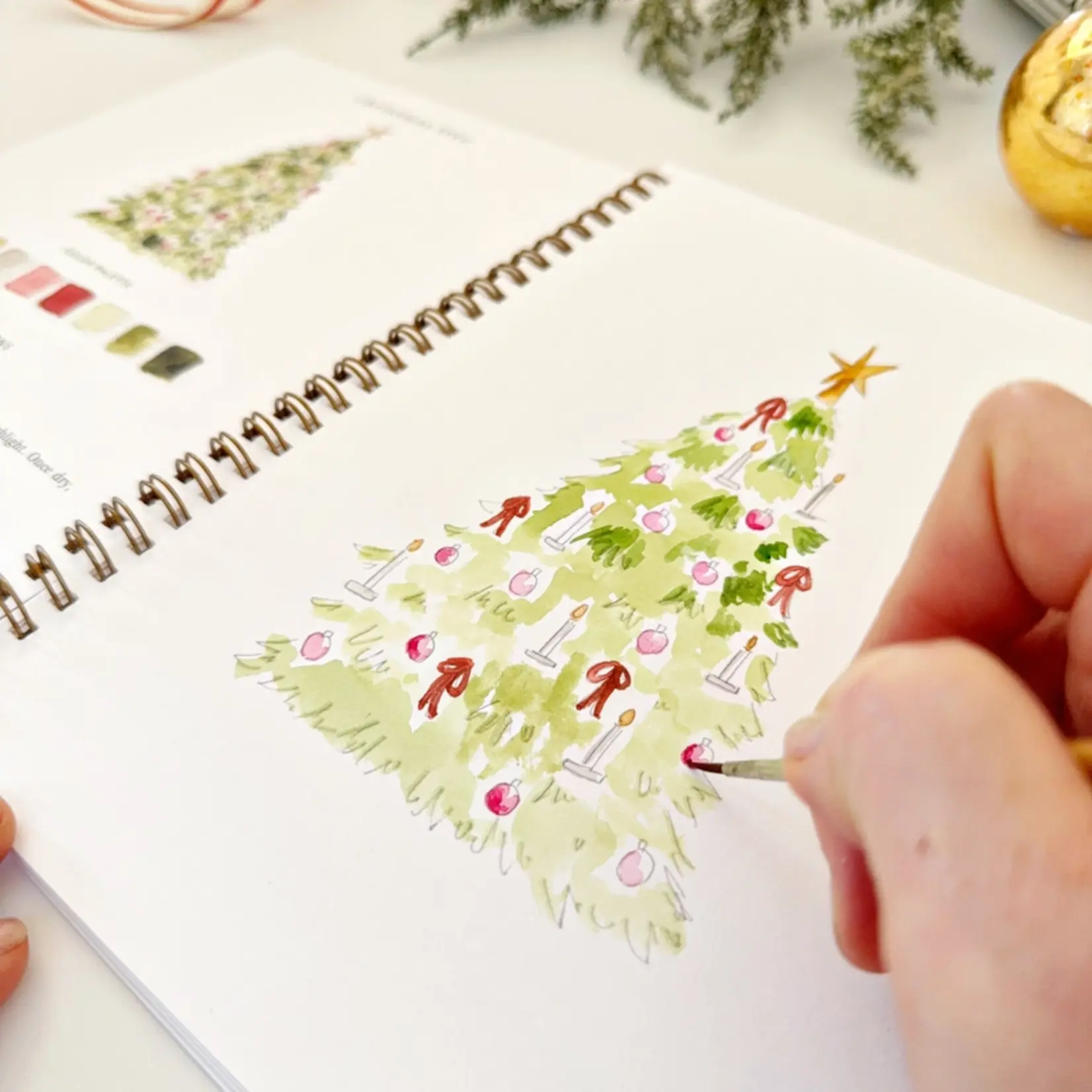 emily lex studio Nutcracker Watercolor Workbook