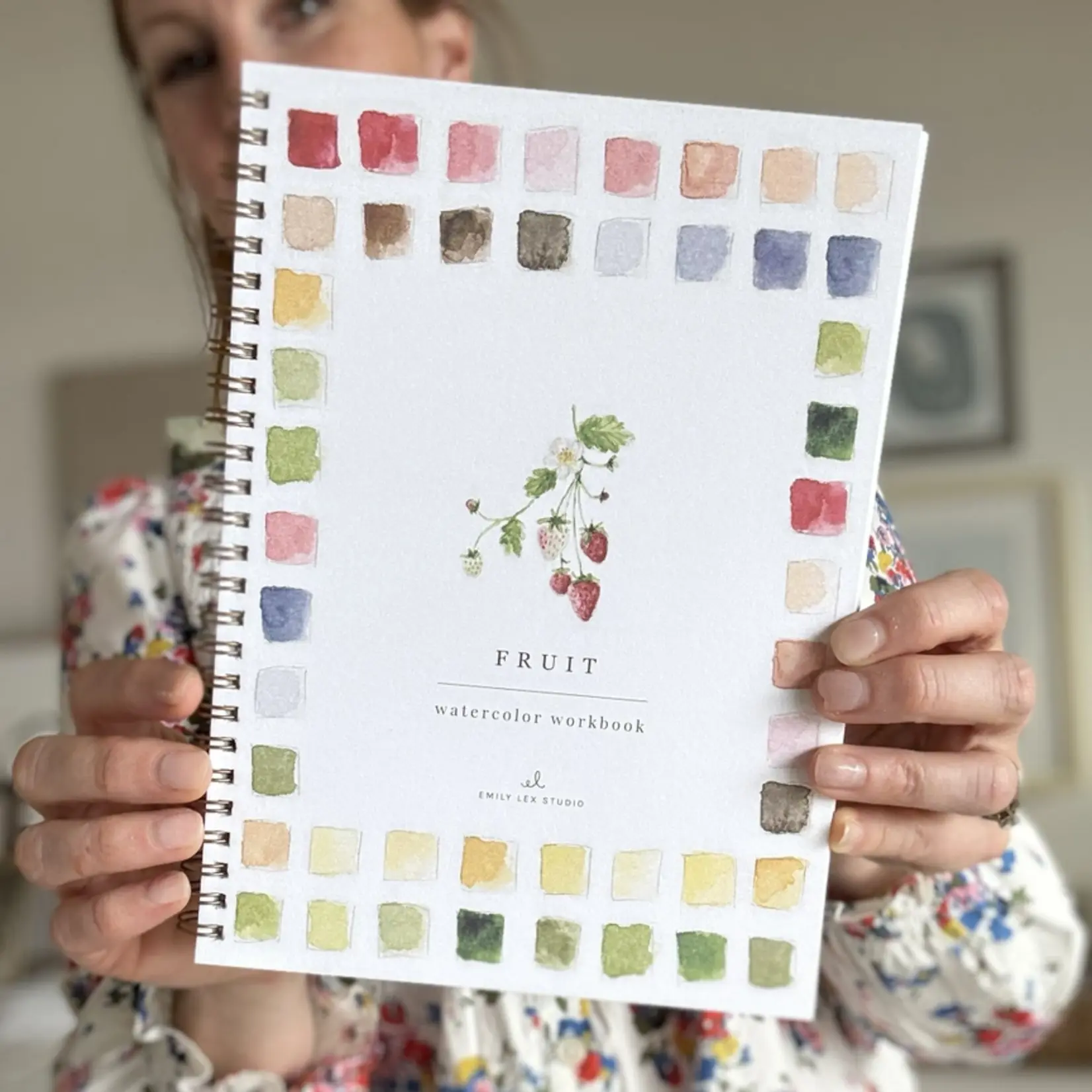 emily lex studio Fruit Watercolor Workbook