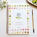 emily lex studio Flowers watercolor workbook