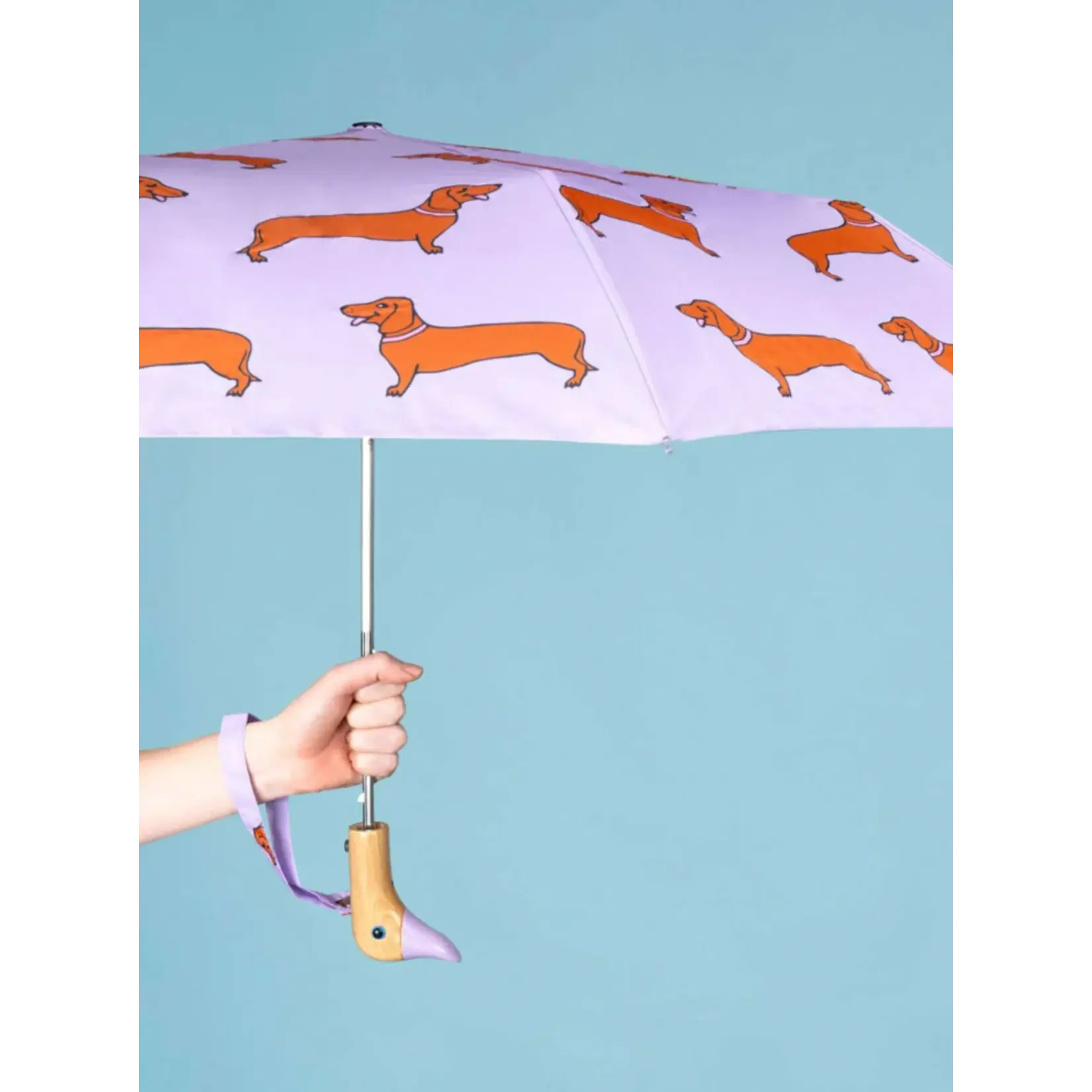 Dachshund - Compact Eco-friendly Duck Umbrella