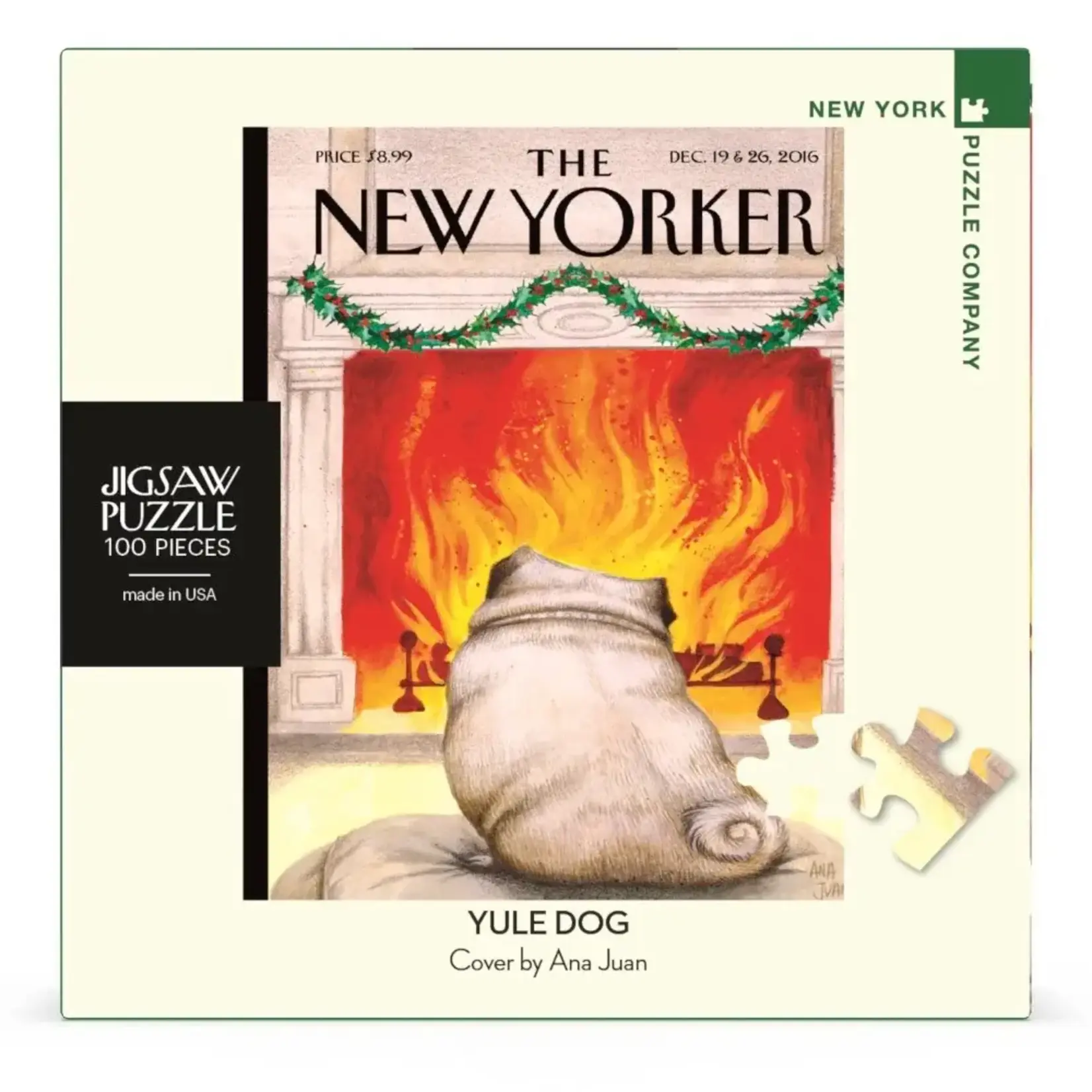 Yule Dog Mini - 100 Piece Puzzle