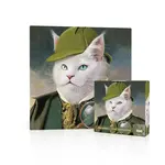 Snowball Cat Detective Mini - 100 Piece Puzzle