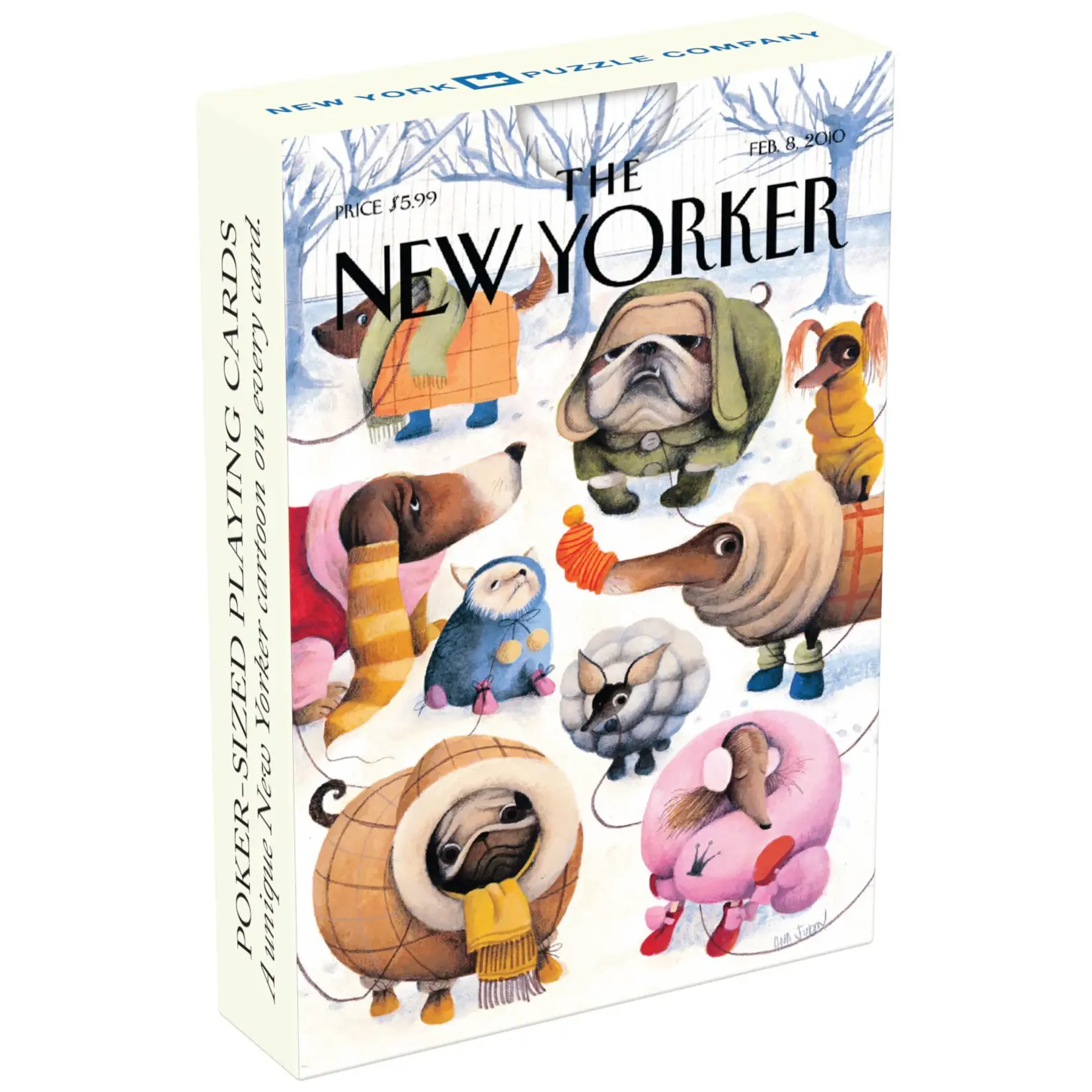 Dog Cartoons Playing Cards