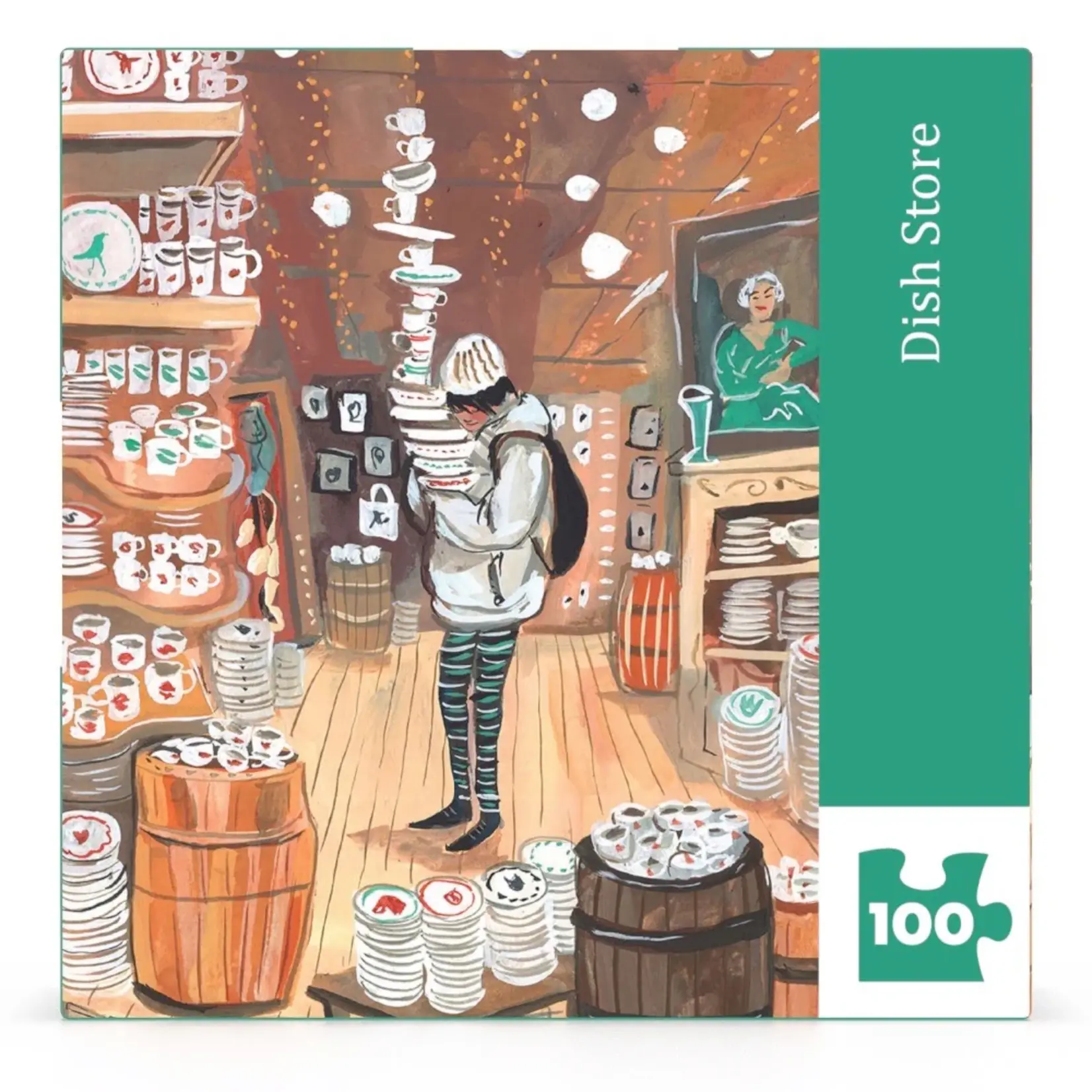 Dish Store Mini - 100 Piece Puzzle