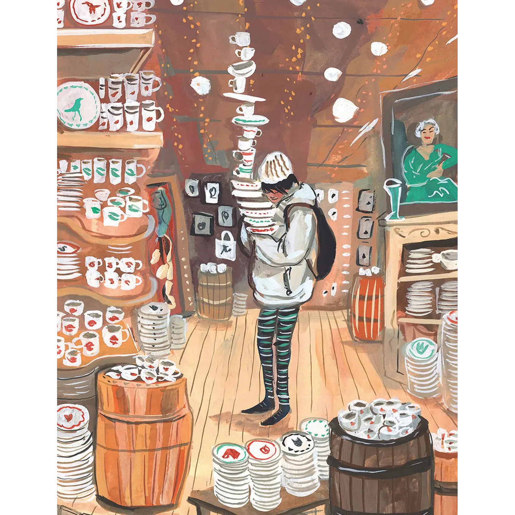 Dish Store Mini - 100 Piece Puzzle