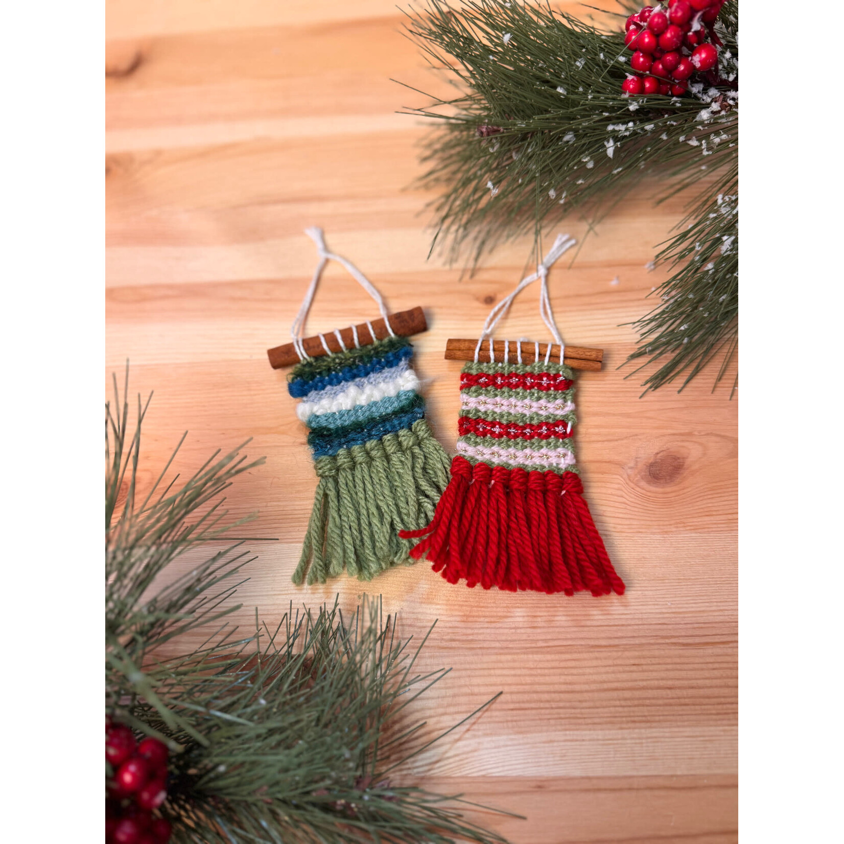 Handwoven Ornaments with Carrie Edwards Nov. 19 @6PM