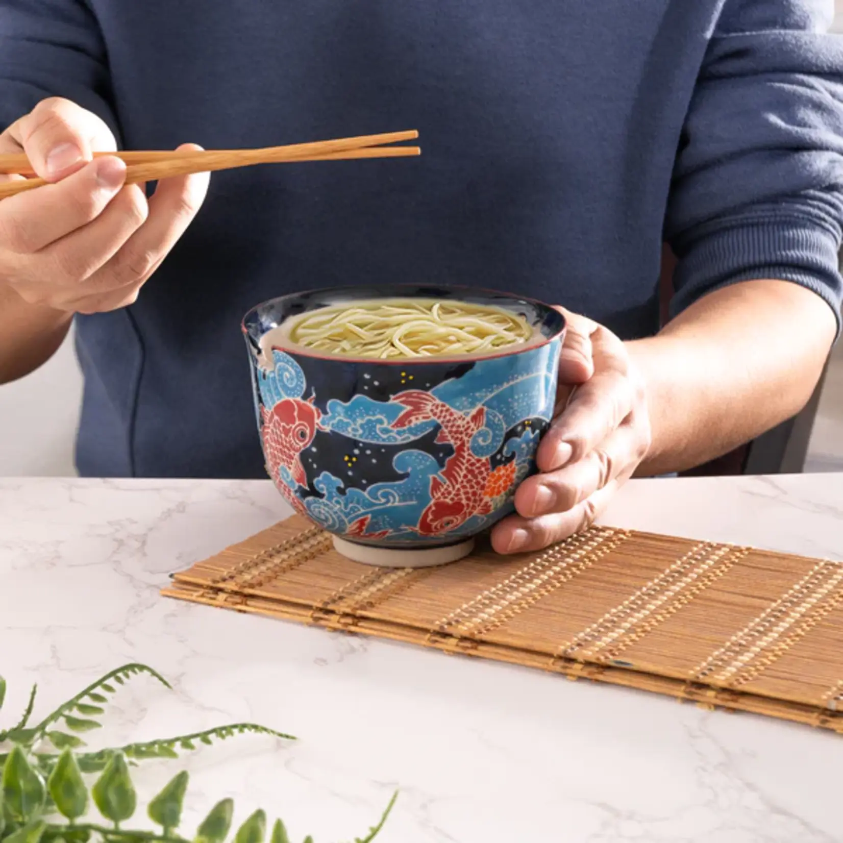 Bowl/Chopsticks Set - Koi Fish