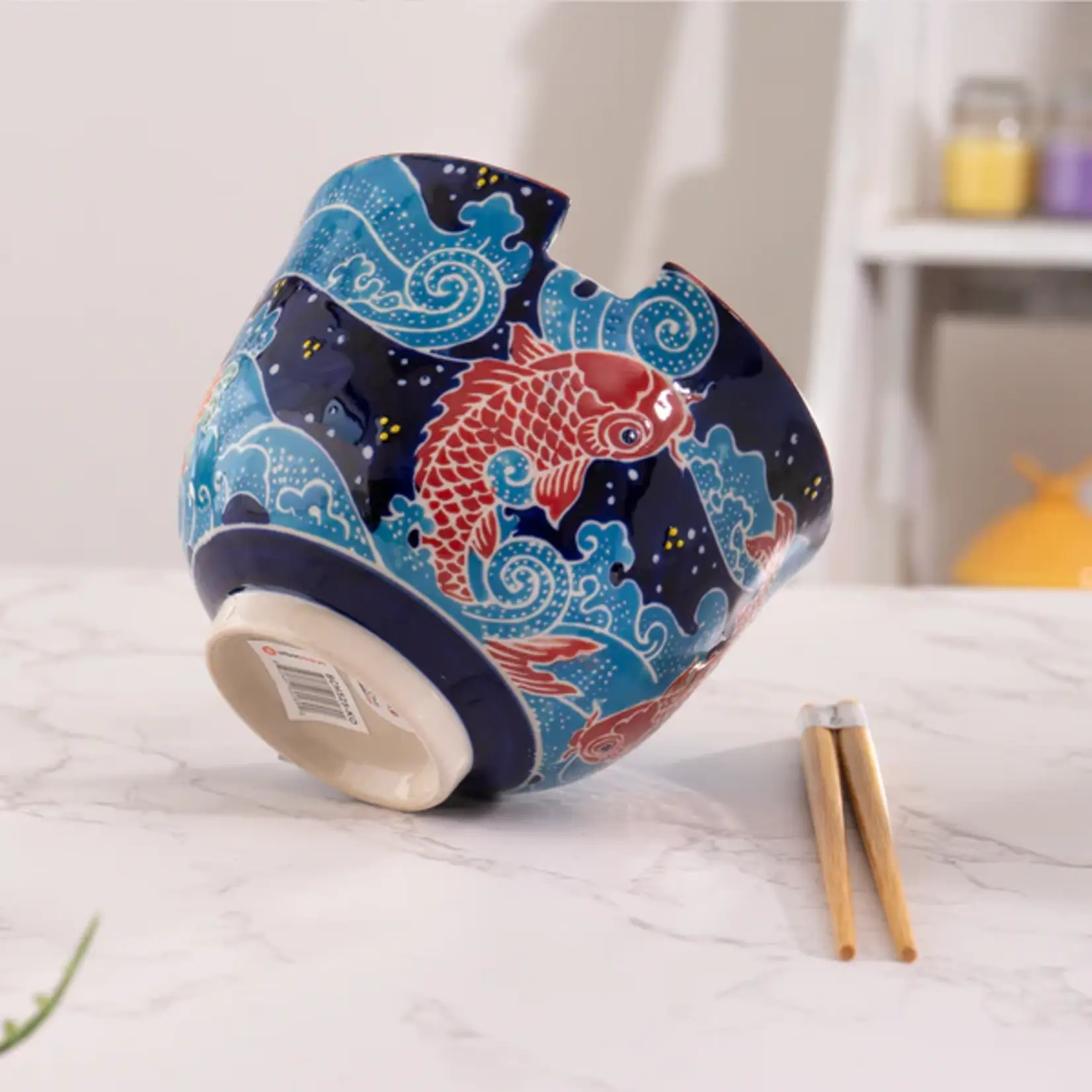 Bowl/Chopsticks Set - Koi Fish