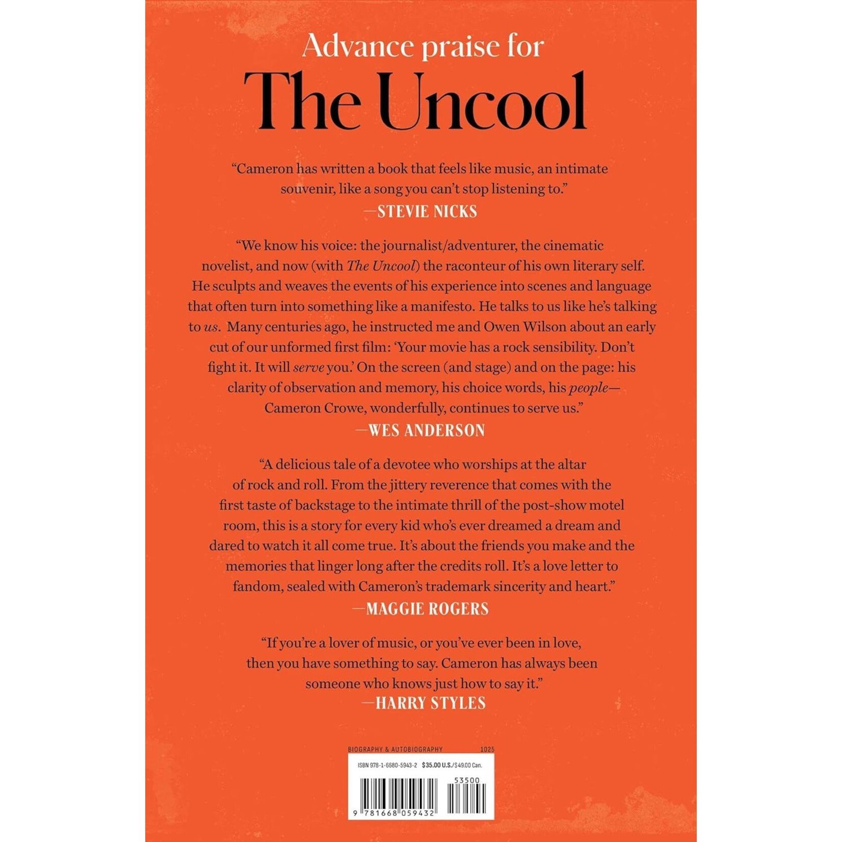 The Uncool: A Memoir