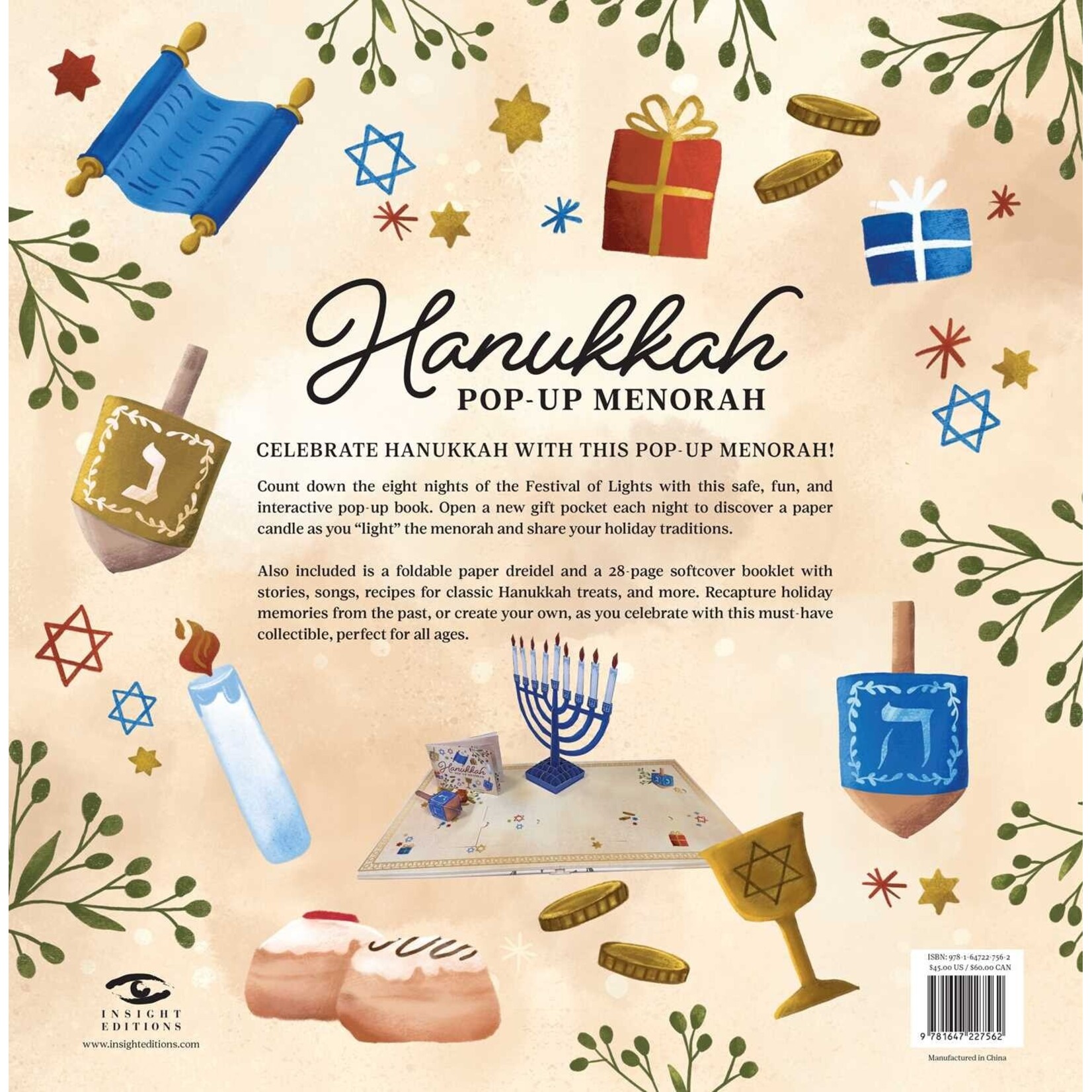 Hanukkah Pop-Up Menorah: An 8-Day Celebration of the Festival of Lights