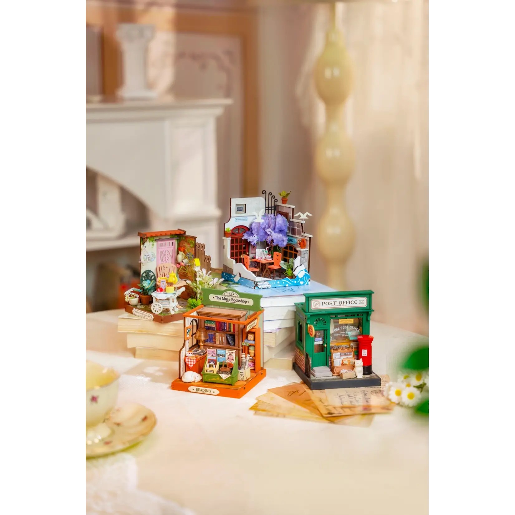 Hands Craft Diy Miniature House Kit: the Muse Bookshop